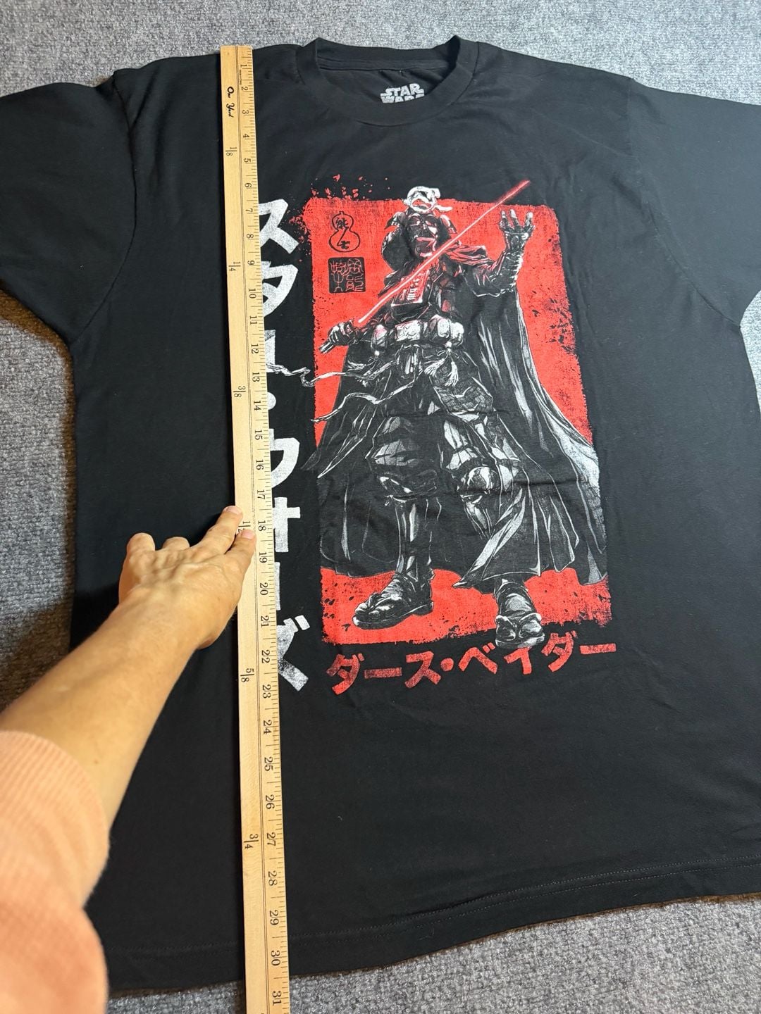 Mad Engine Star Wars Darth Vader Samurai T-Shirt XL Black 5