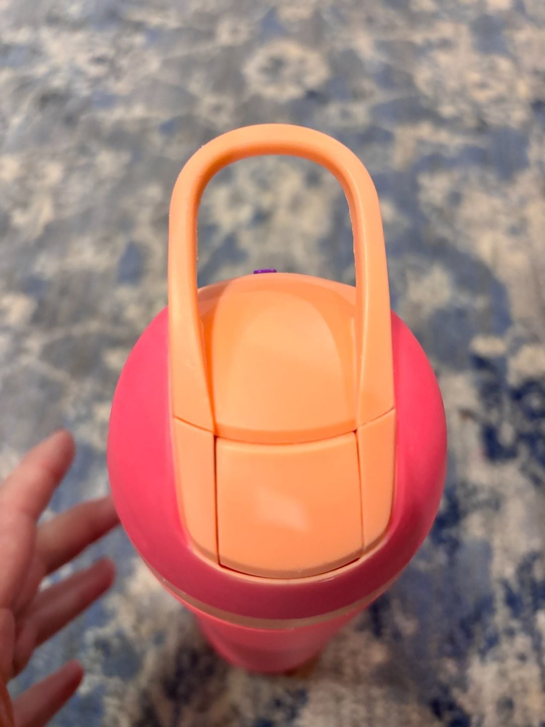 Owala FreeSip Water Bottle 24 oz Pink Orange 3