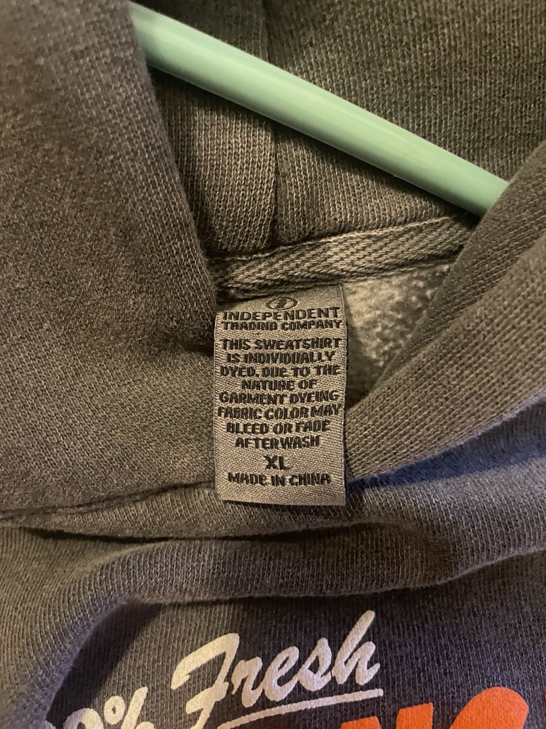 Independent Trading Co Mt Joy Orange Blood Hoodie Size XL 3