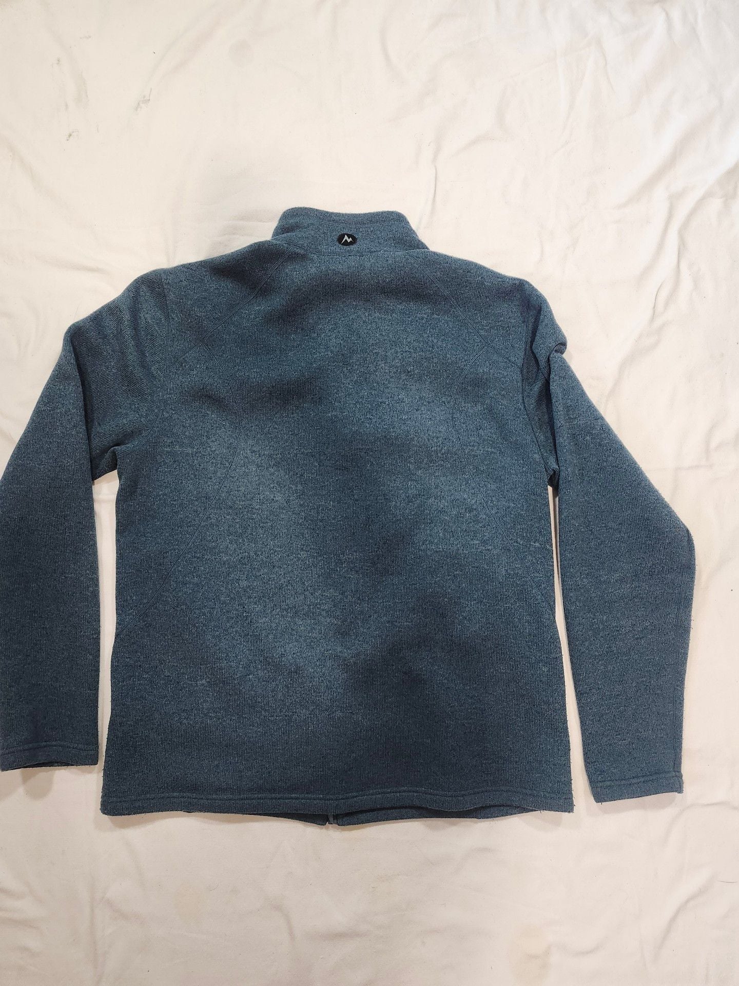 Marmot Fleece Jacket Blue Full Zip Mock Neck 7