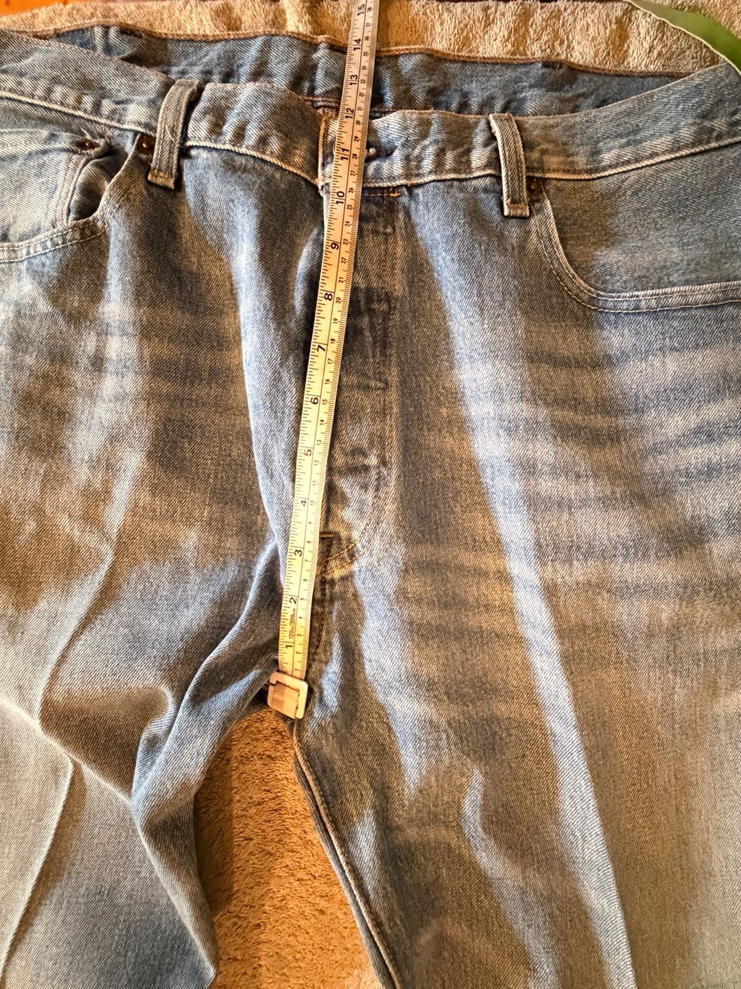 Levi's 501 Bootcut Jeans 38x34 Light Wash Denim 5