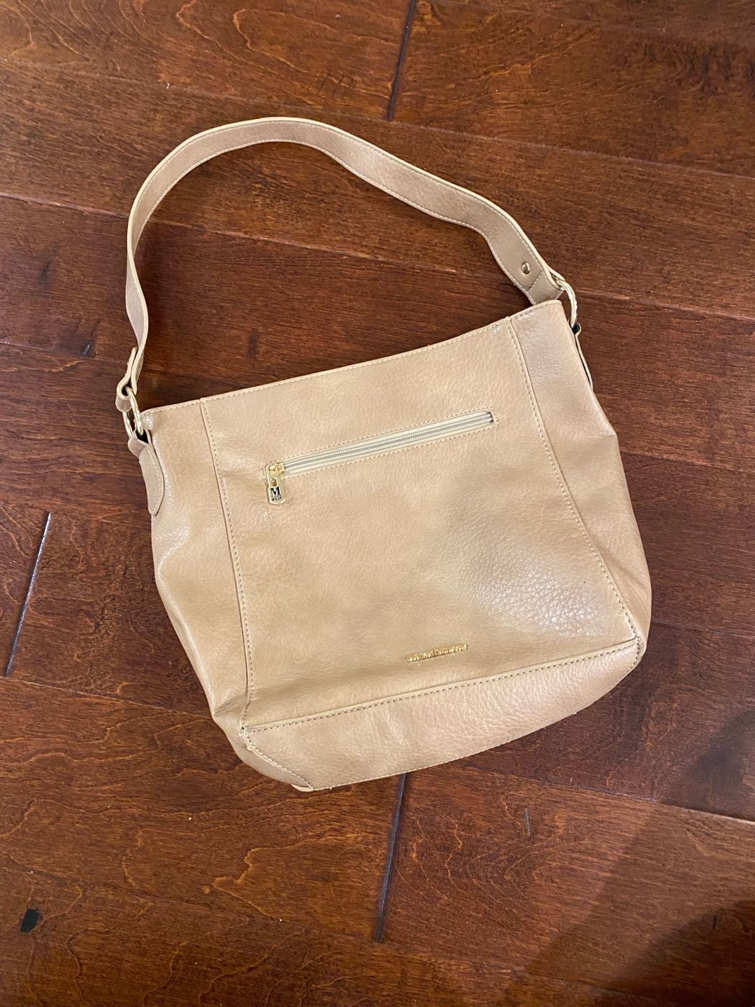Montana West Select Beige Faux Leather Shoulder Bag 2