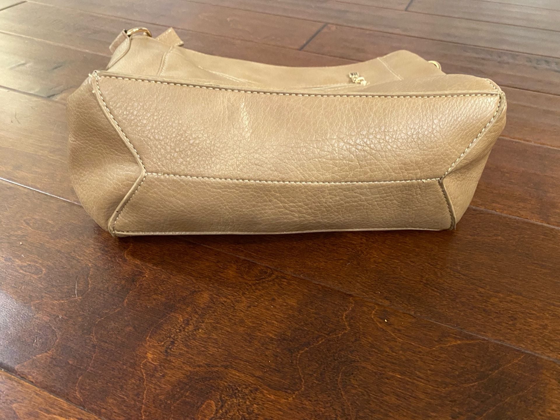 Montana West Select Beige Faux Leather Shoulder Bag 8