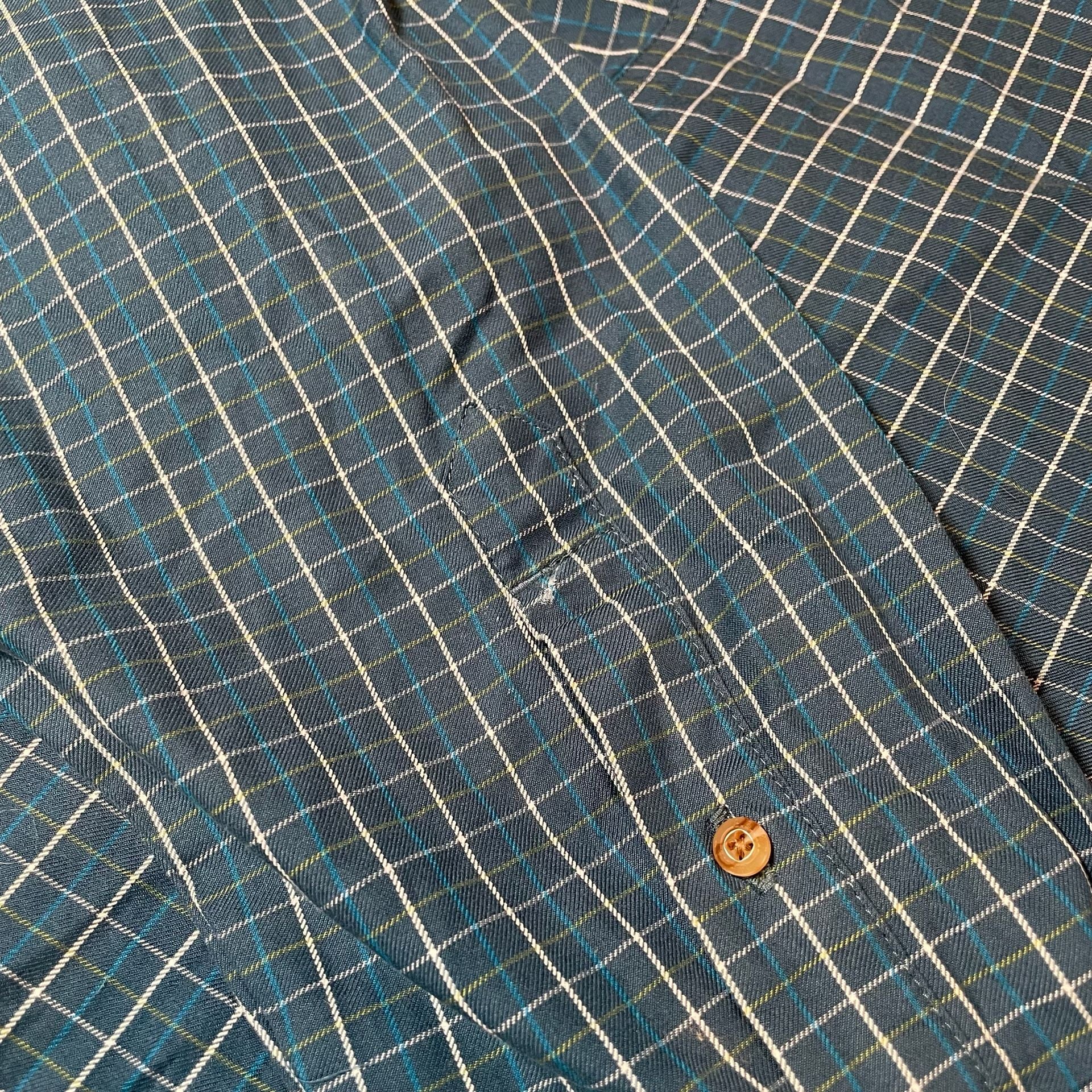 Ariat Pro Series Long Sleeve Button Down Shirt Size L Plaid 6