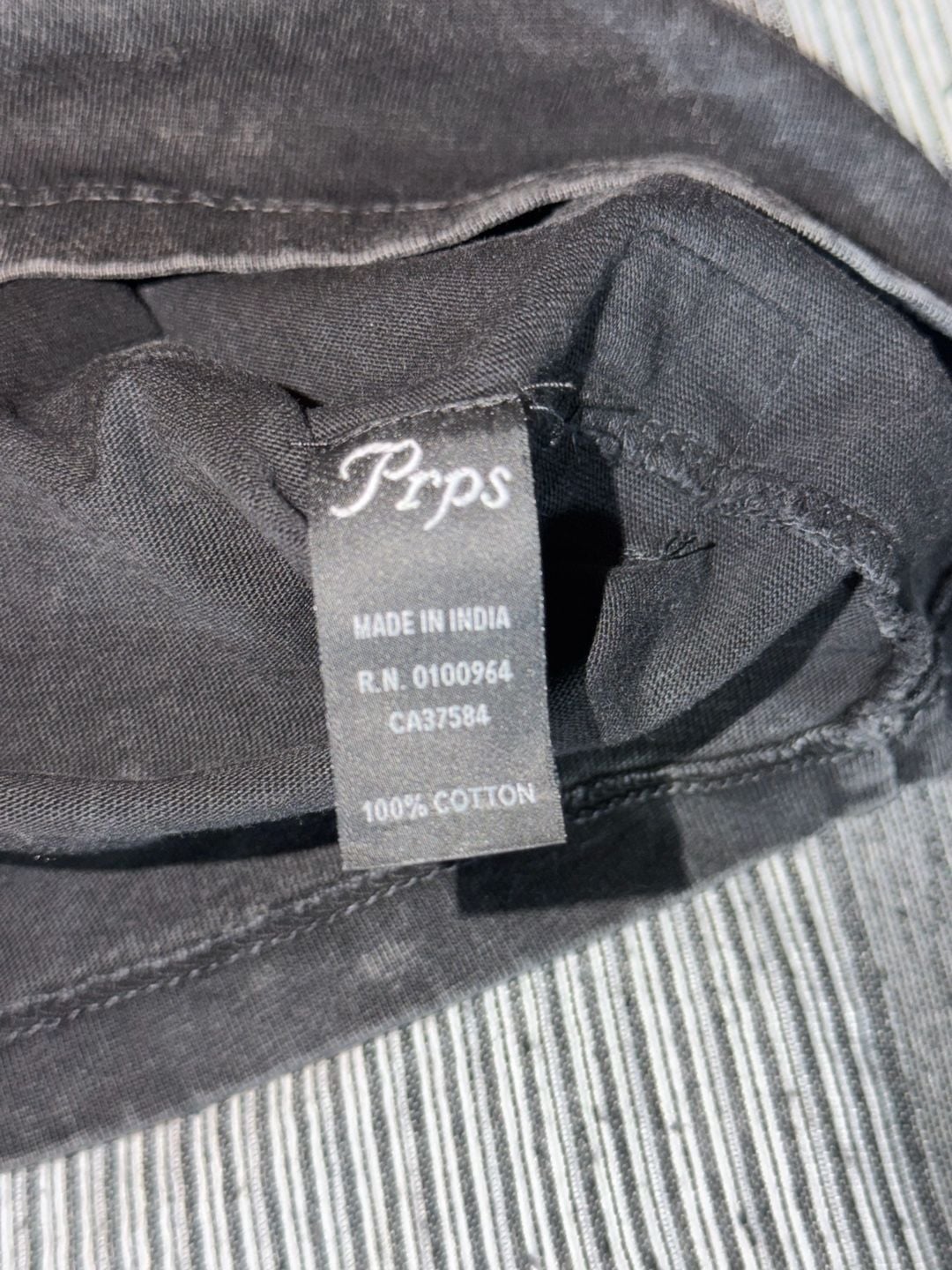 PRPS Heaven & Earth Graphic T-Shirt Size L Black Cotton 9