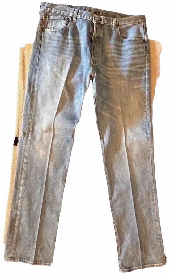 Levi's 501 Bootcut Jeans 38x34 Light Wash Denim 3