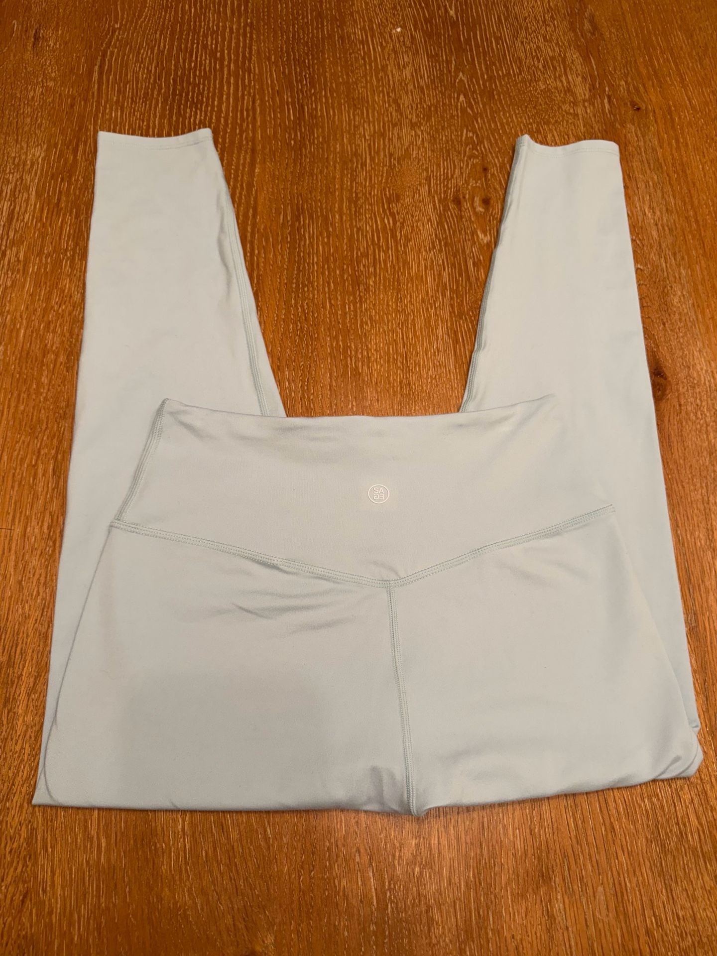 Sage Collective Leggings Size M Light Blue Athletic Pants 2