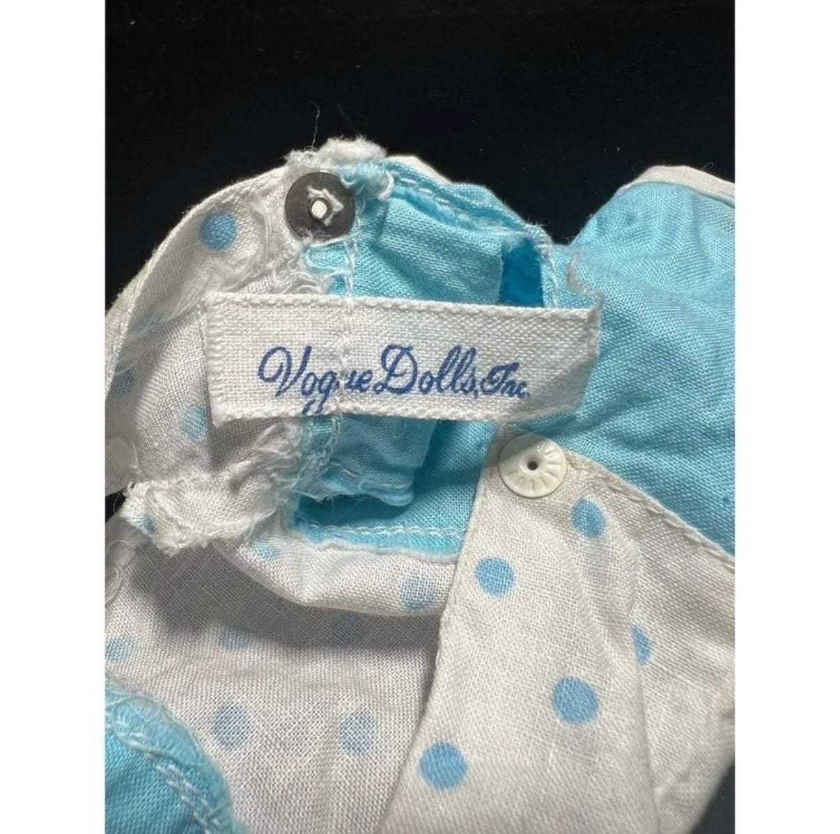 Vogue Dolls Ginny Doll Outfit Polka Dot Romper Blue 3