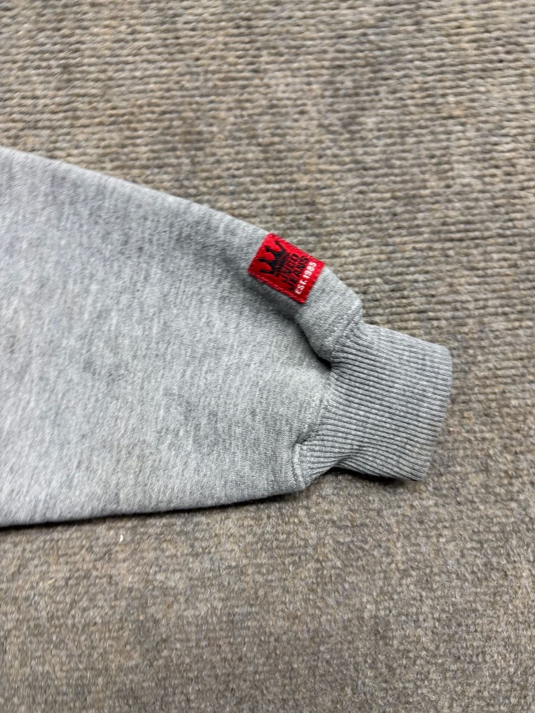 Jnco Jeans Embroidered Dragon Hoodie Grey Kids Sz 8