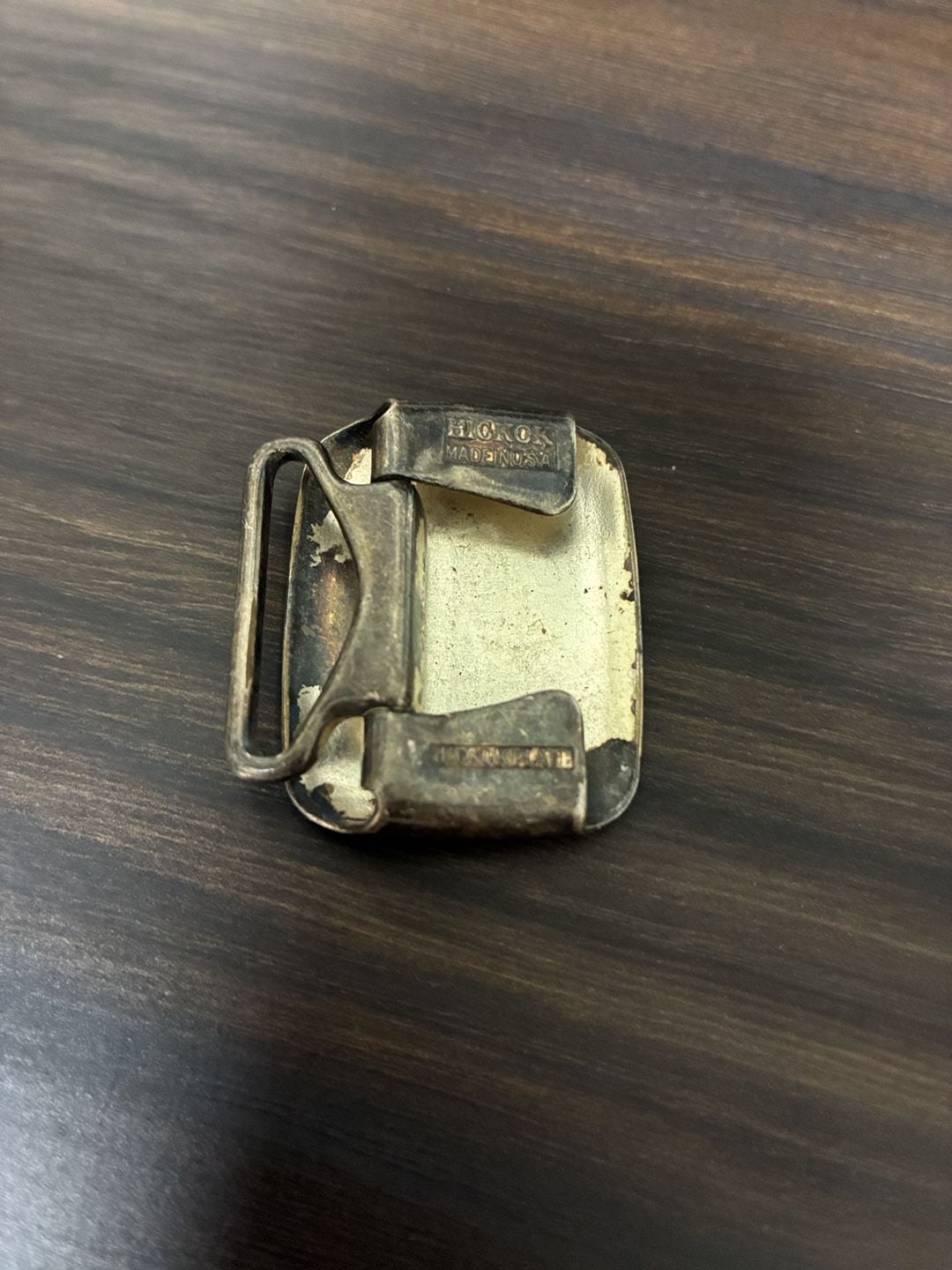 Vintage 1930s Hickok Art Deco Initial B Belt Buckle Made In USA 2