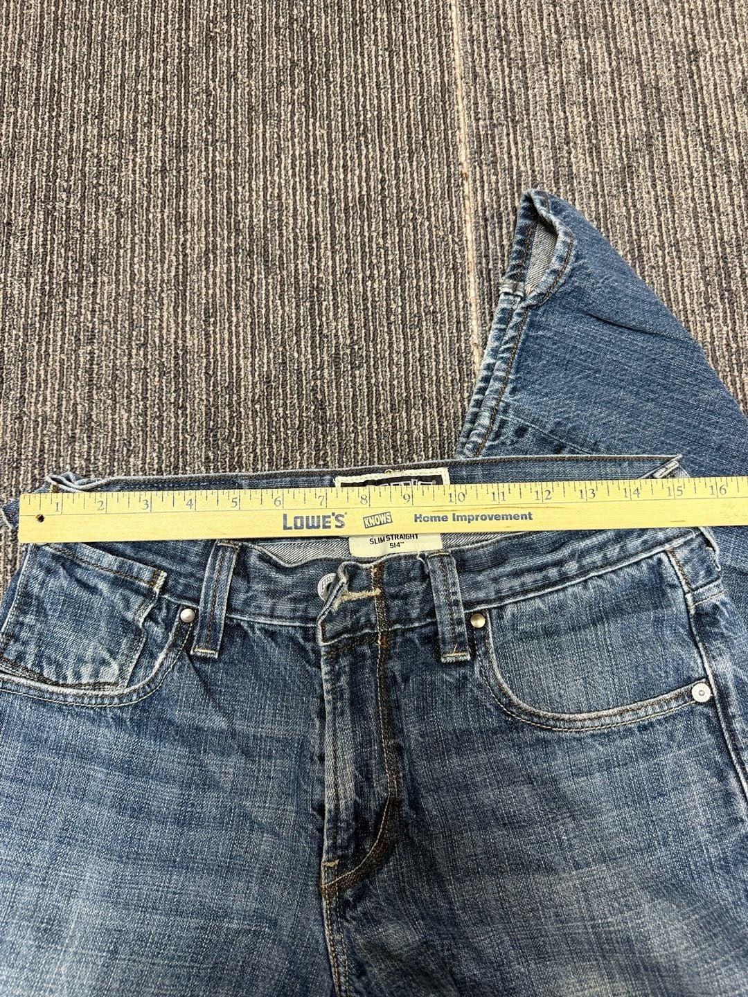 Levi's 514 Slim Straight Jeans Size 30x30 Blue 9