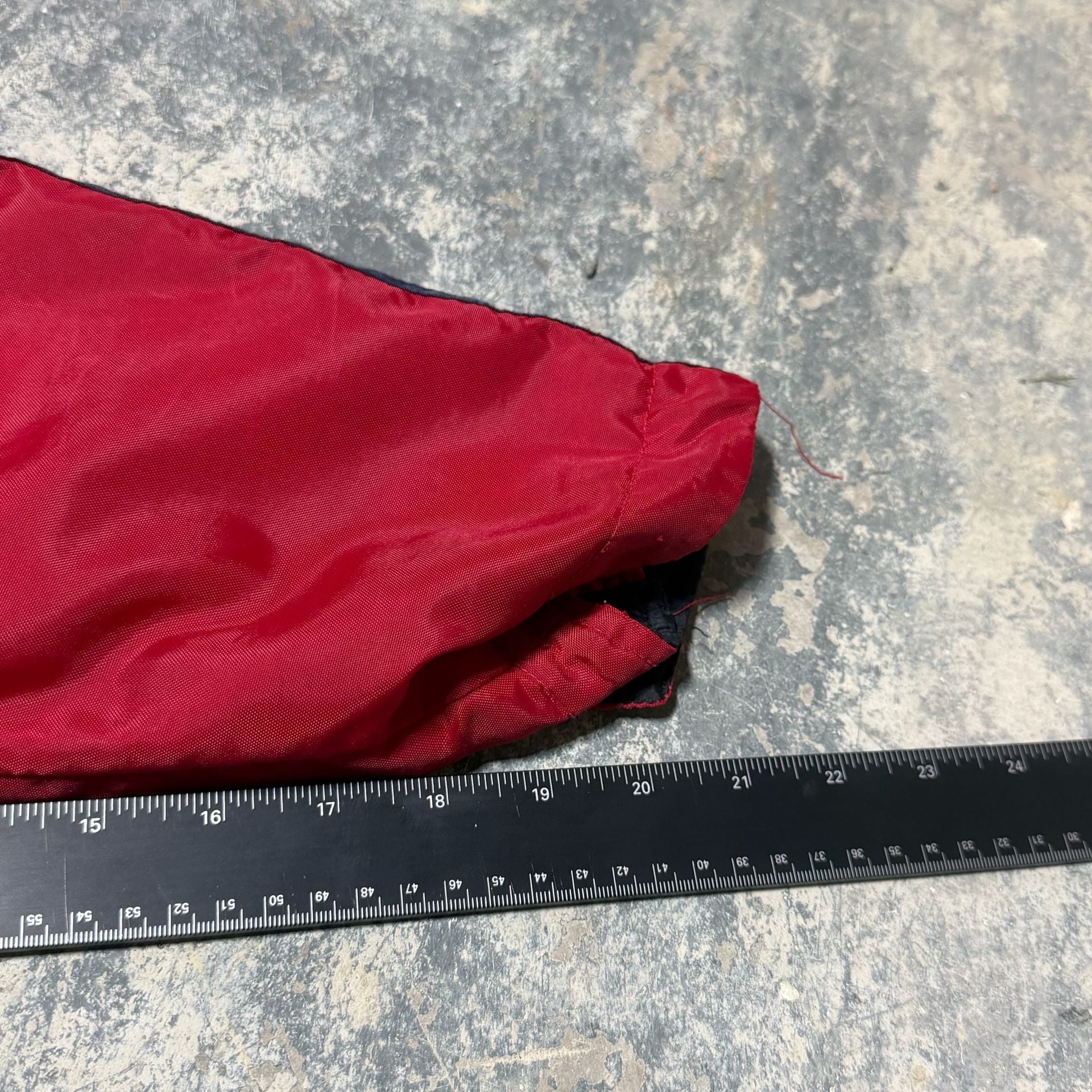 Vintage Aeropostale Bomber Jacket Mens Large Red Fleece Lined Y2K ..., 7
