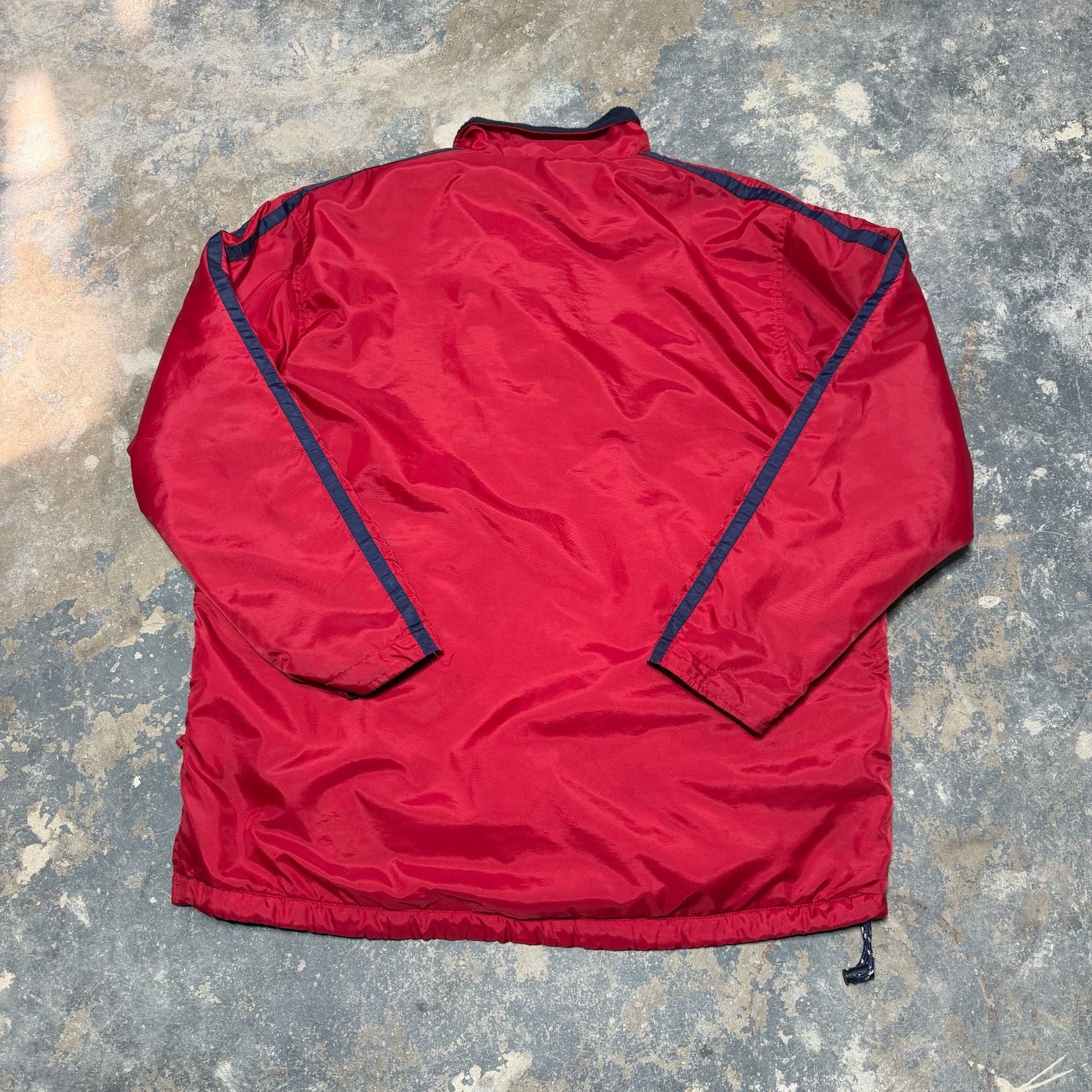 Vintage Aeropostale Bomber Jacket Mens Large Red Fleece Lined Y2K ..., 8