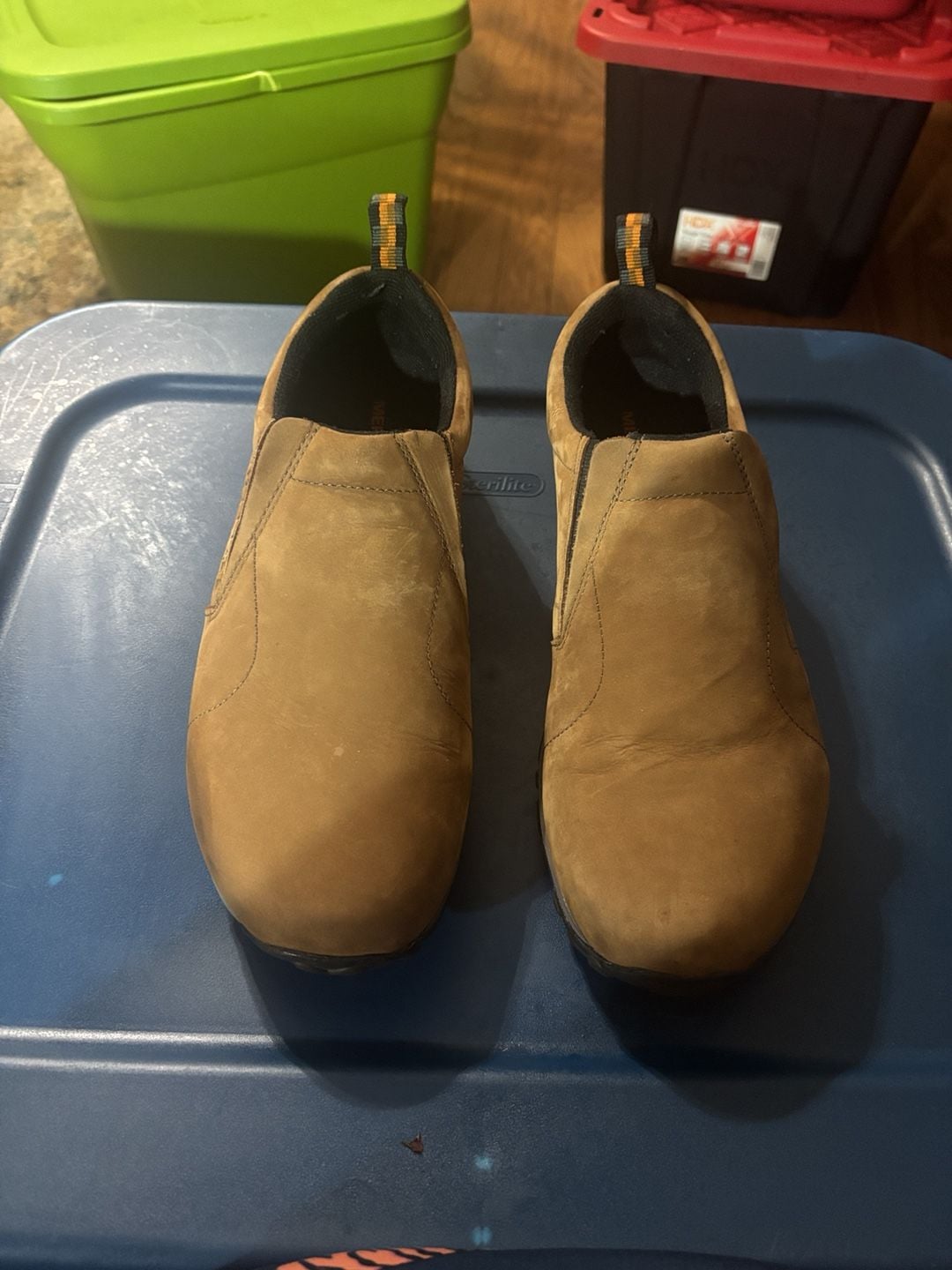 Merrell Jungle Moc Slip-On Shoes Brown Suede 2