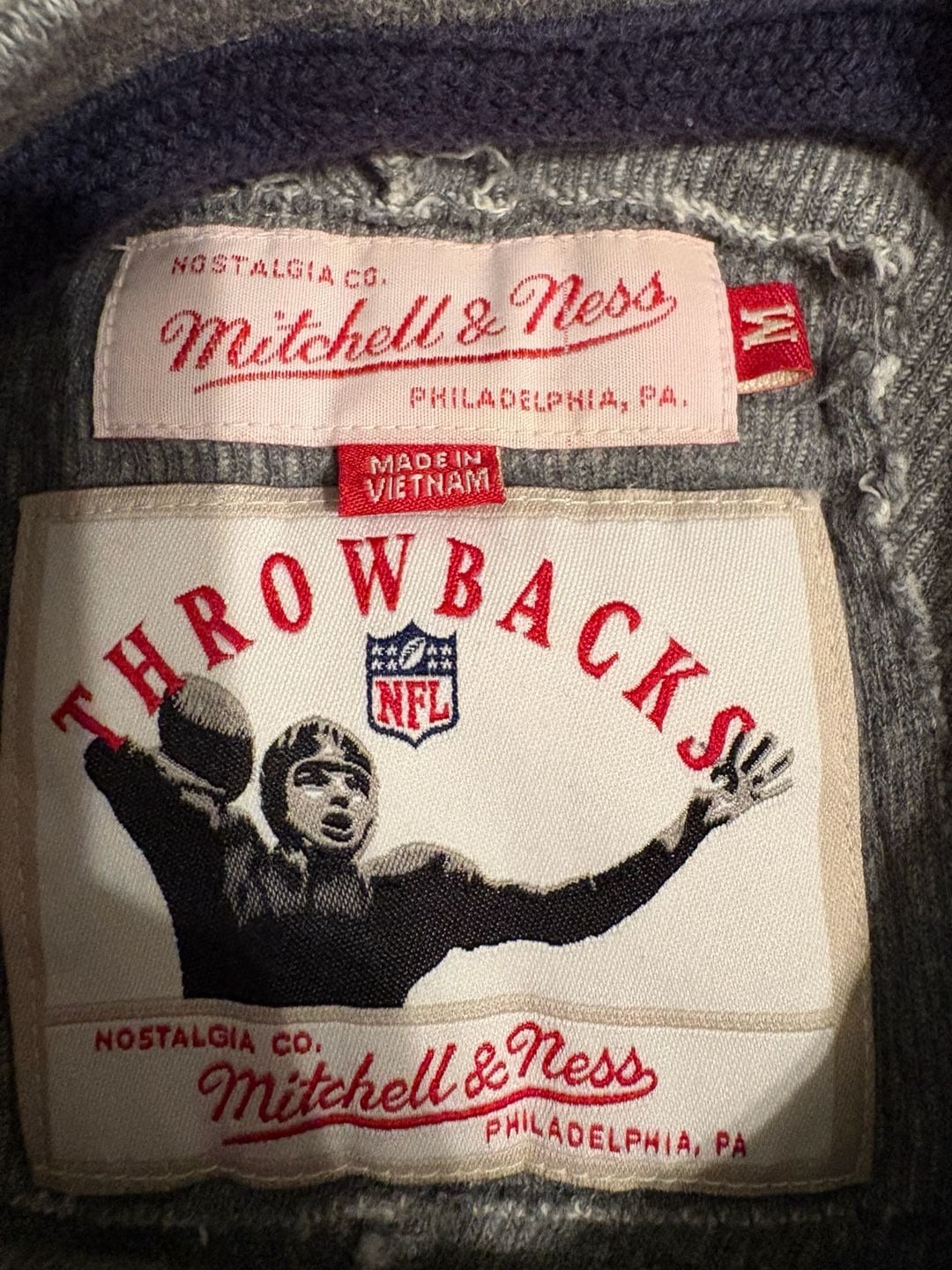 Mitchell & Ness Chicago Bears Long Sleeve Thermal Shirt Size Medium 3