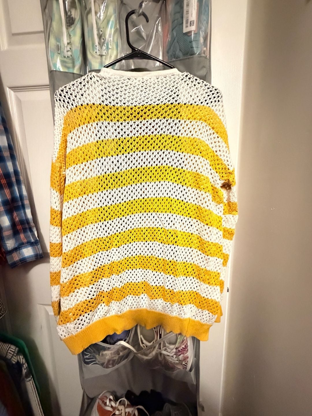 Forever 21 Striped Open Knit Cardigan 3