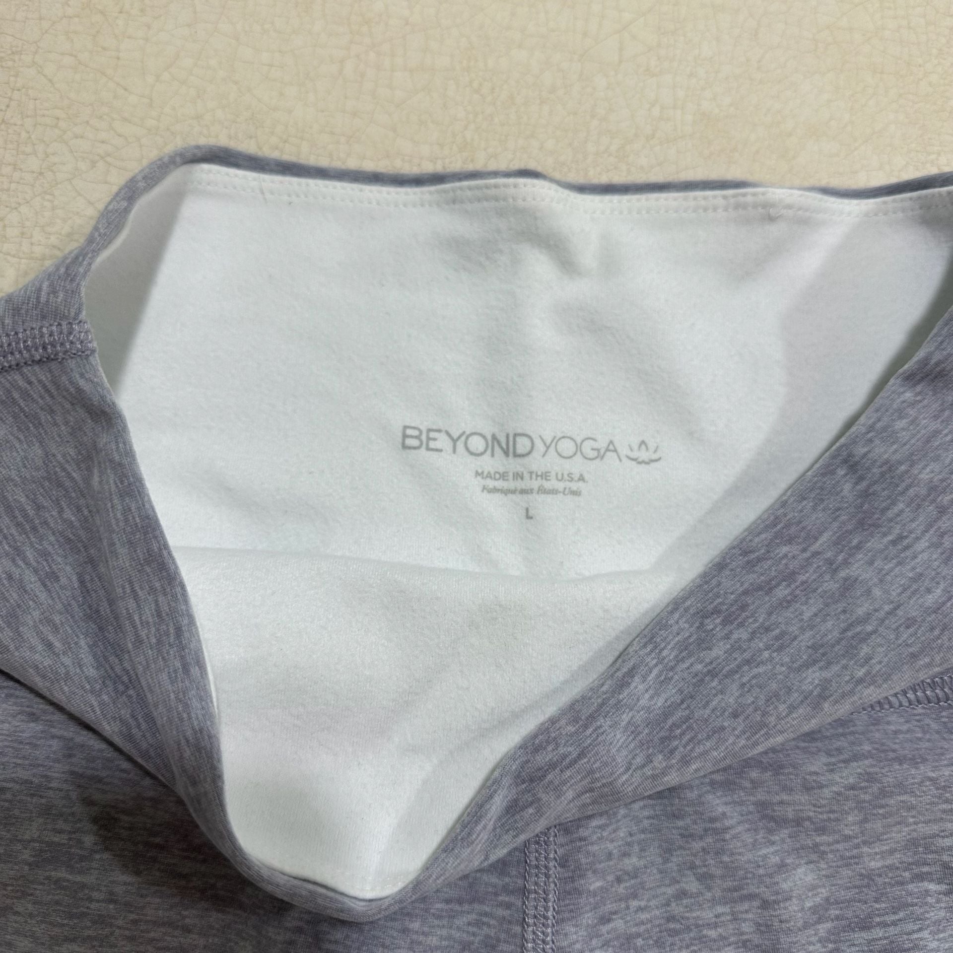 Beyond Yoga Women's Purple Midi High Waist Legging Pants Size L 3