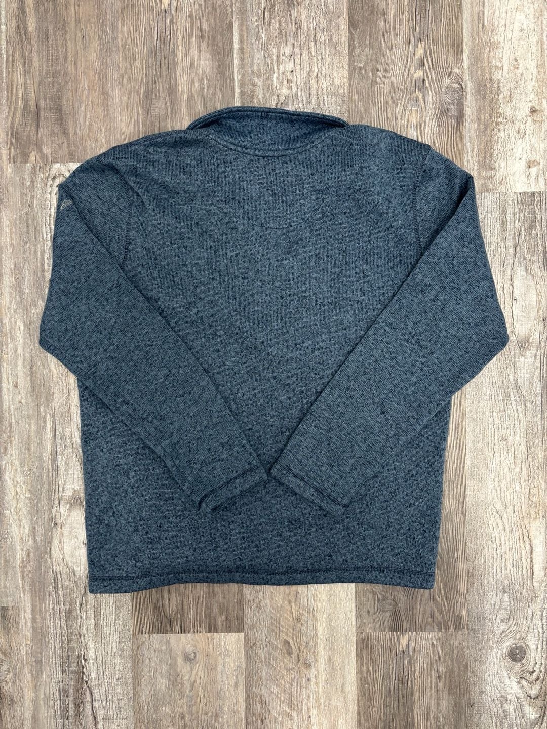 Eddie Bauer 1/2 Zip Pullover Fleece Size XL Blue Sweater Jacket 4