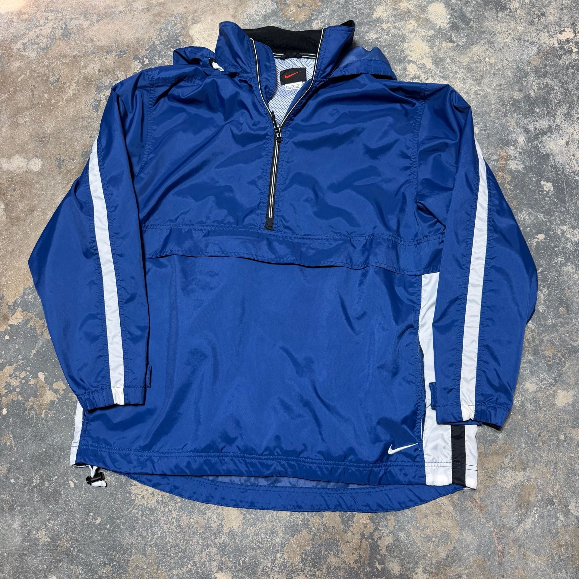 Nike Vintage Anorak Jacket Size L Blue Windbreaker 2