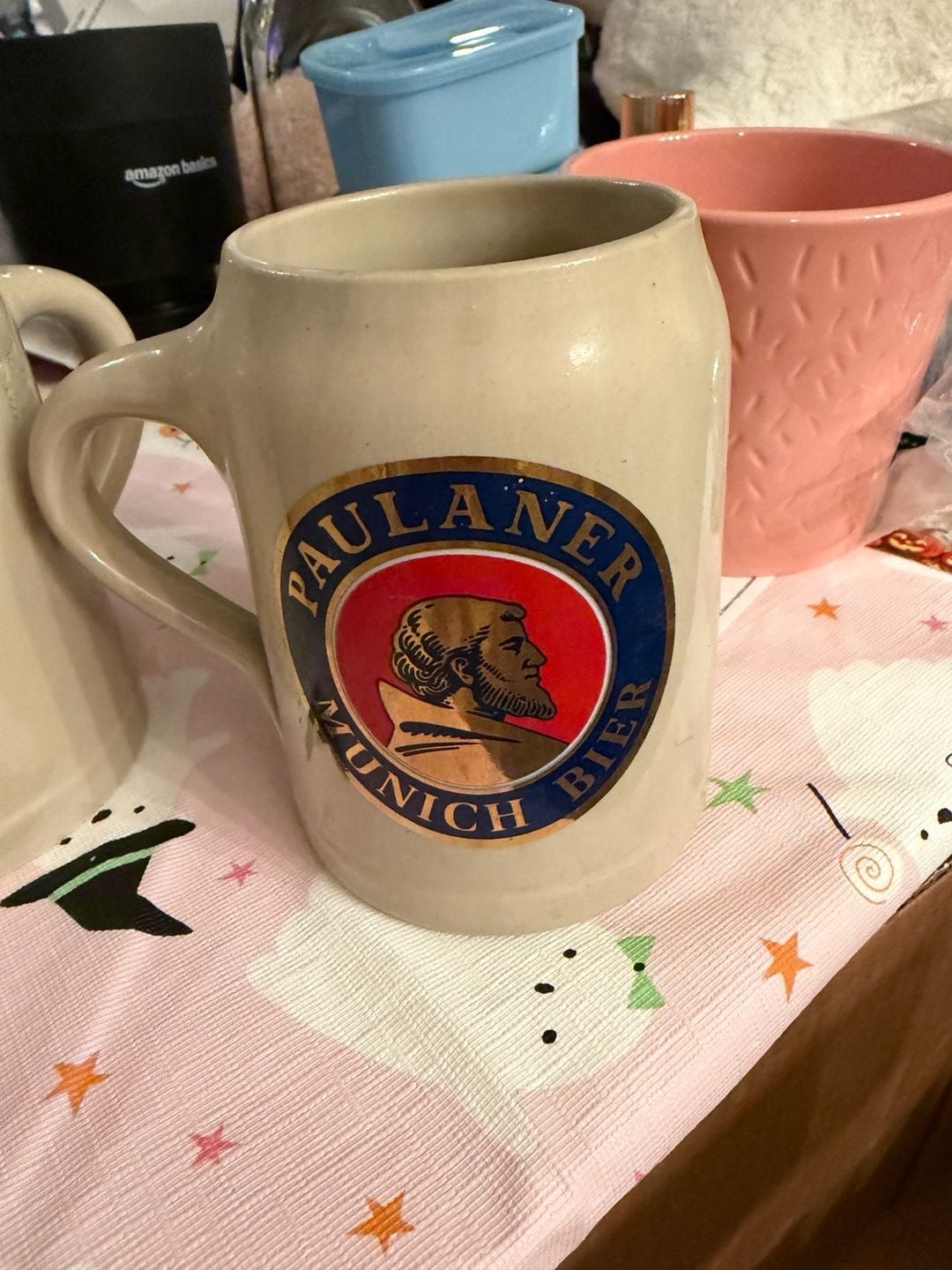 Paulaner Munich Bier Ceramic Beer Mug Stein 1
