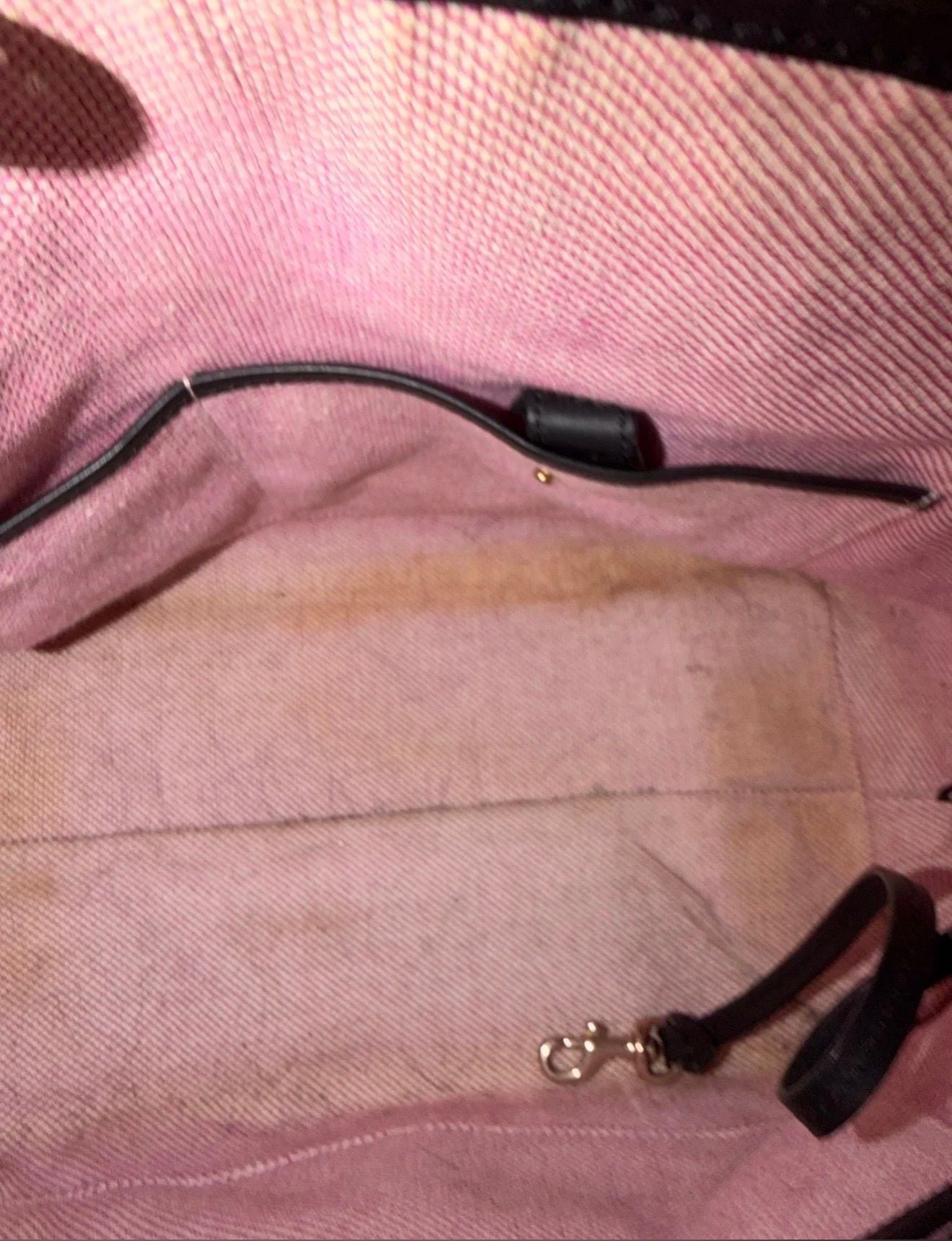 LUP 11 Dooney & Bourke Croco Embossed Leather Satchel Bag 7