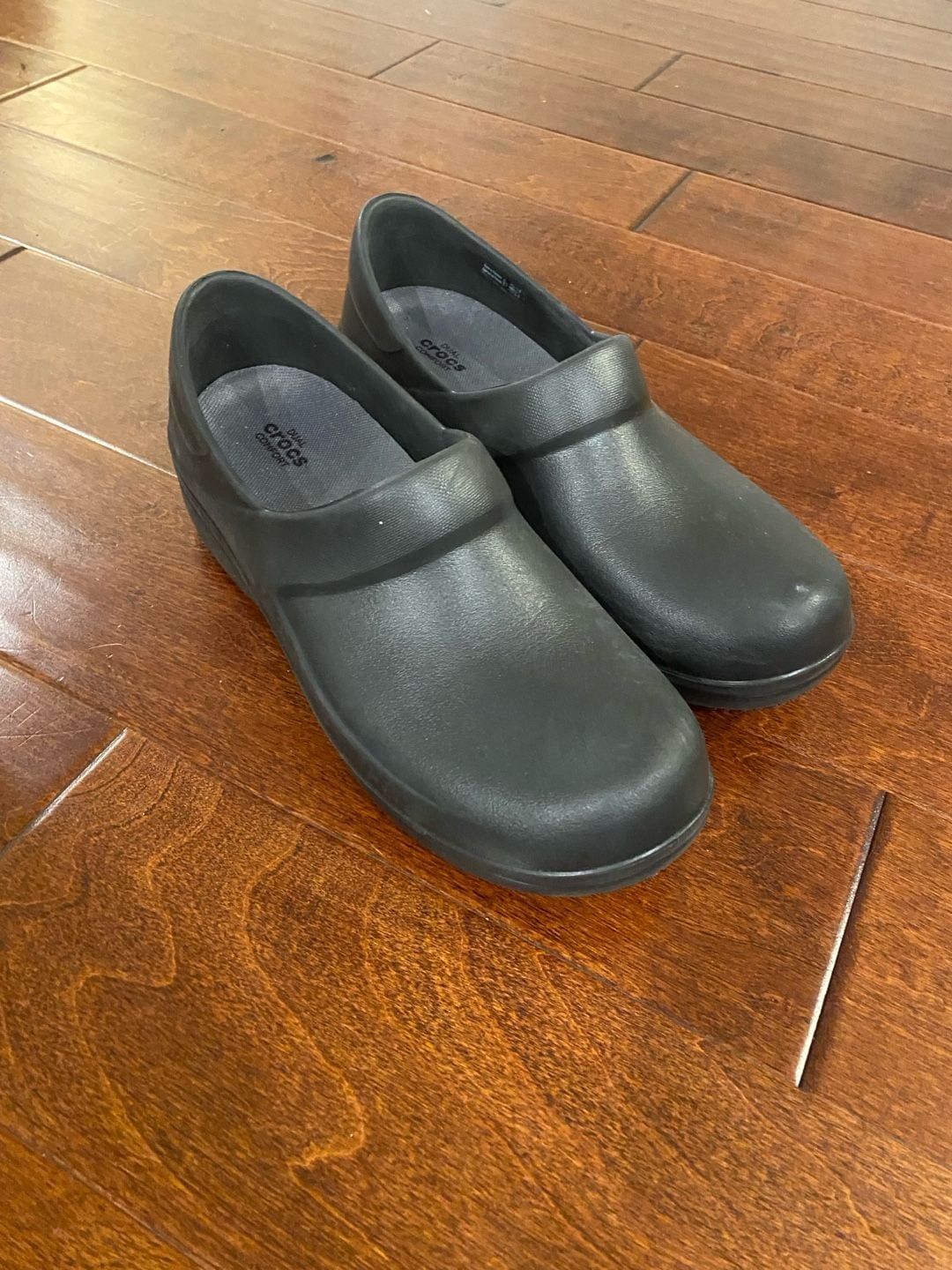 Crocs On-The-Clock Work Clog Size W11 Black Slip Resistant 2