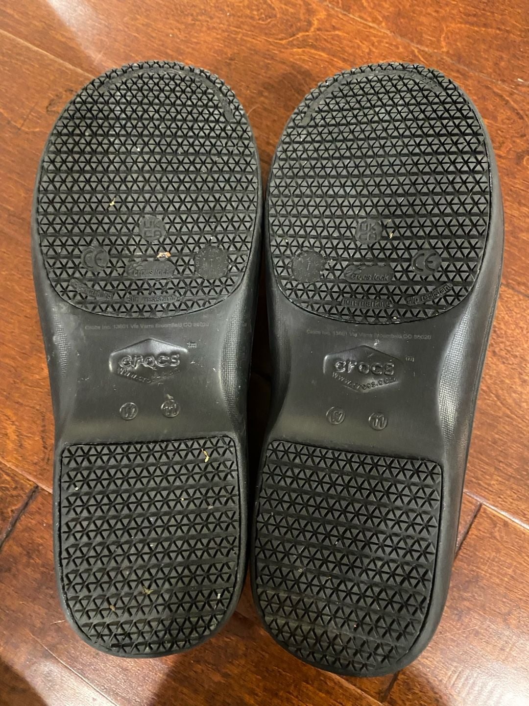 Crocs On-The-Clock Work Clog Size W11 Black Slip Resistant 4