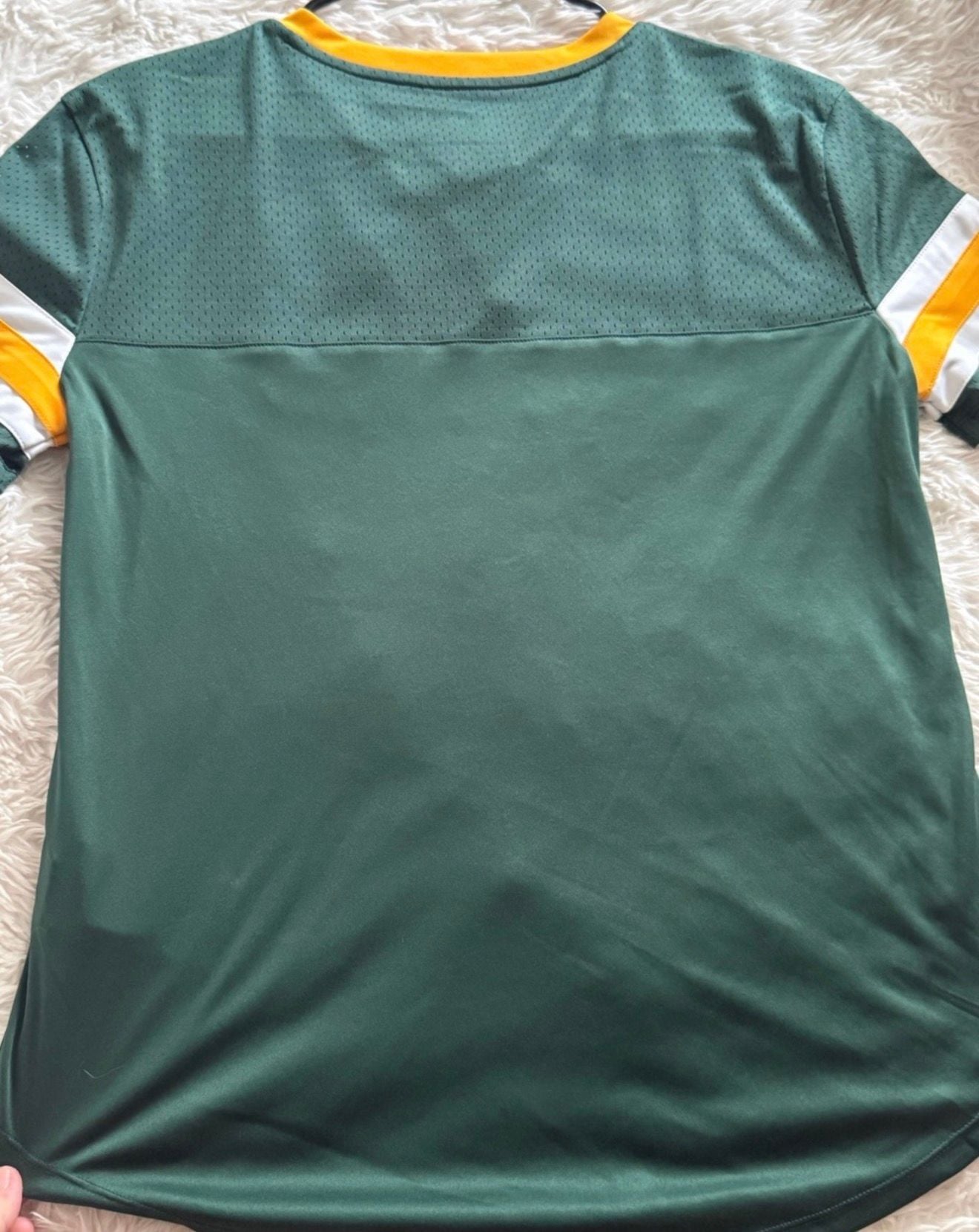 Fanatics Green Bay Packers Lace-Up Jersey Size M Green Gold shimmer sz M 4