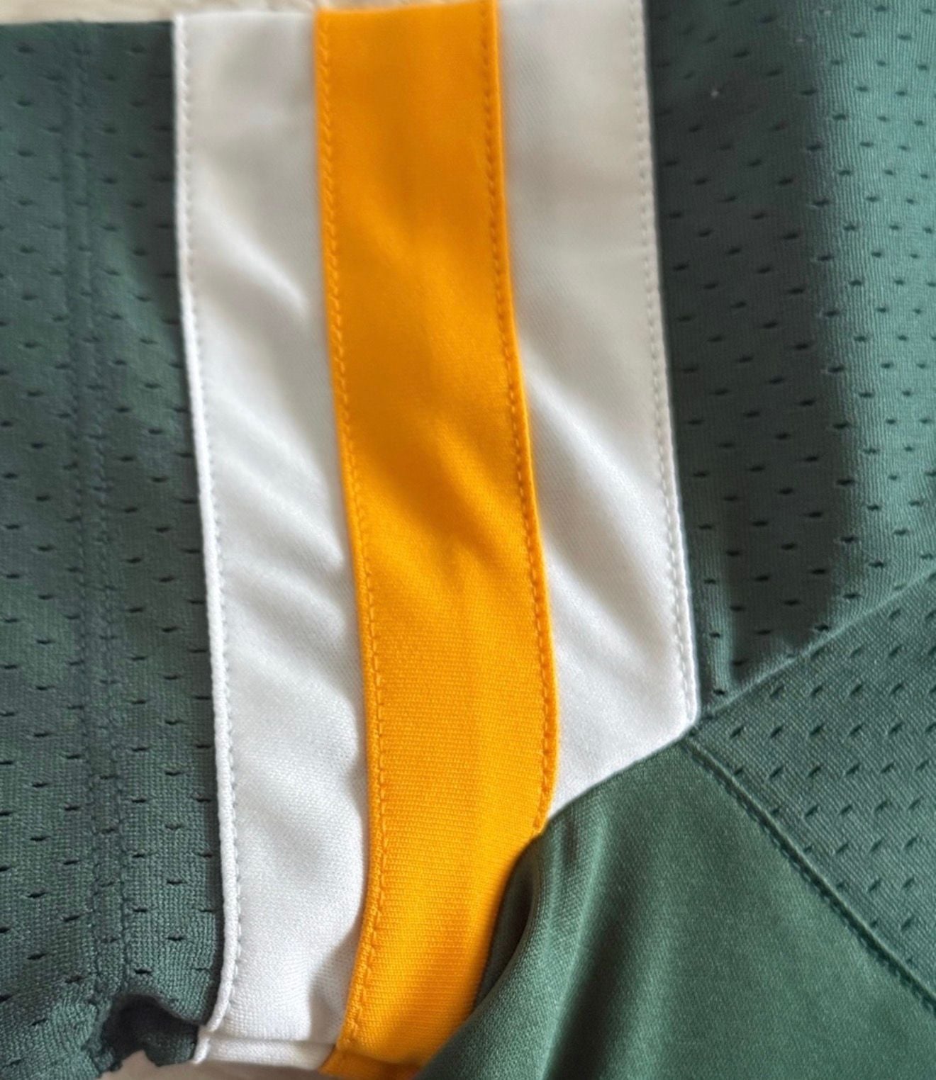 Fanatics Green Bay Packers Lace-Up Jersey Size M Green Gold shimmer sz M 7