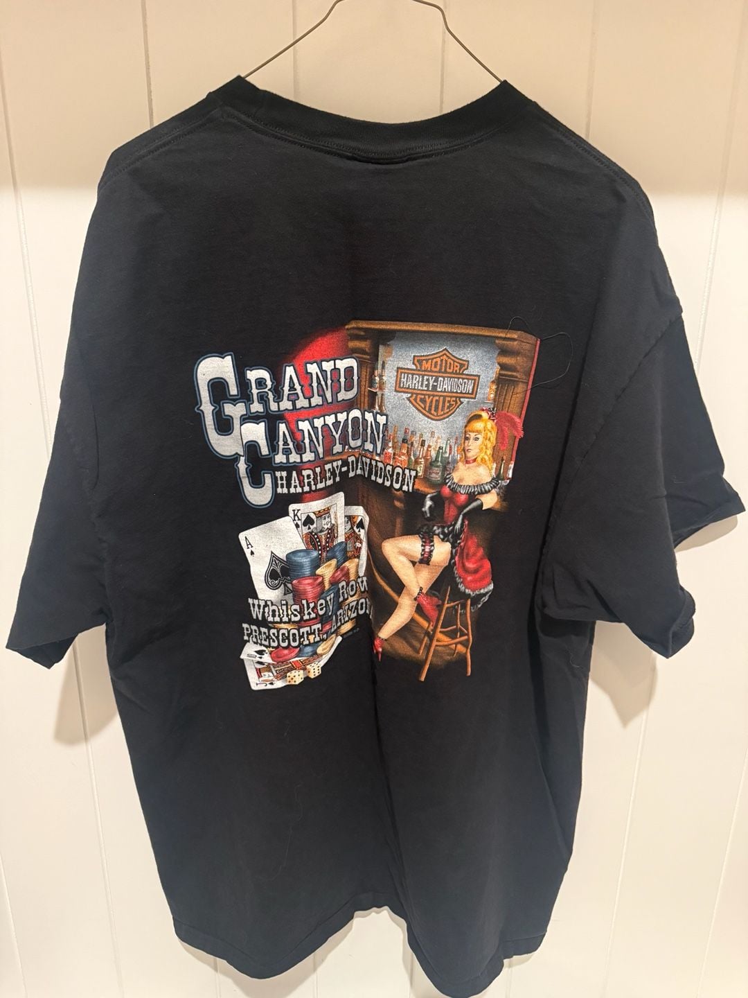 2001 Harley-Davidson Grand Canyon Whiskey Row T-Shirt Size 2XL 6
