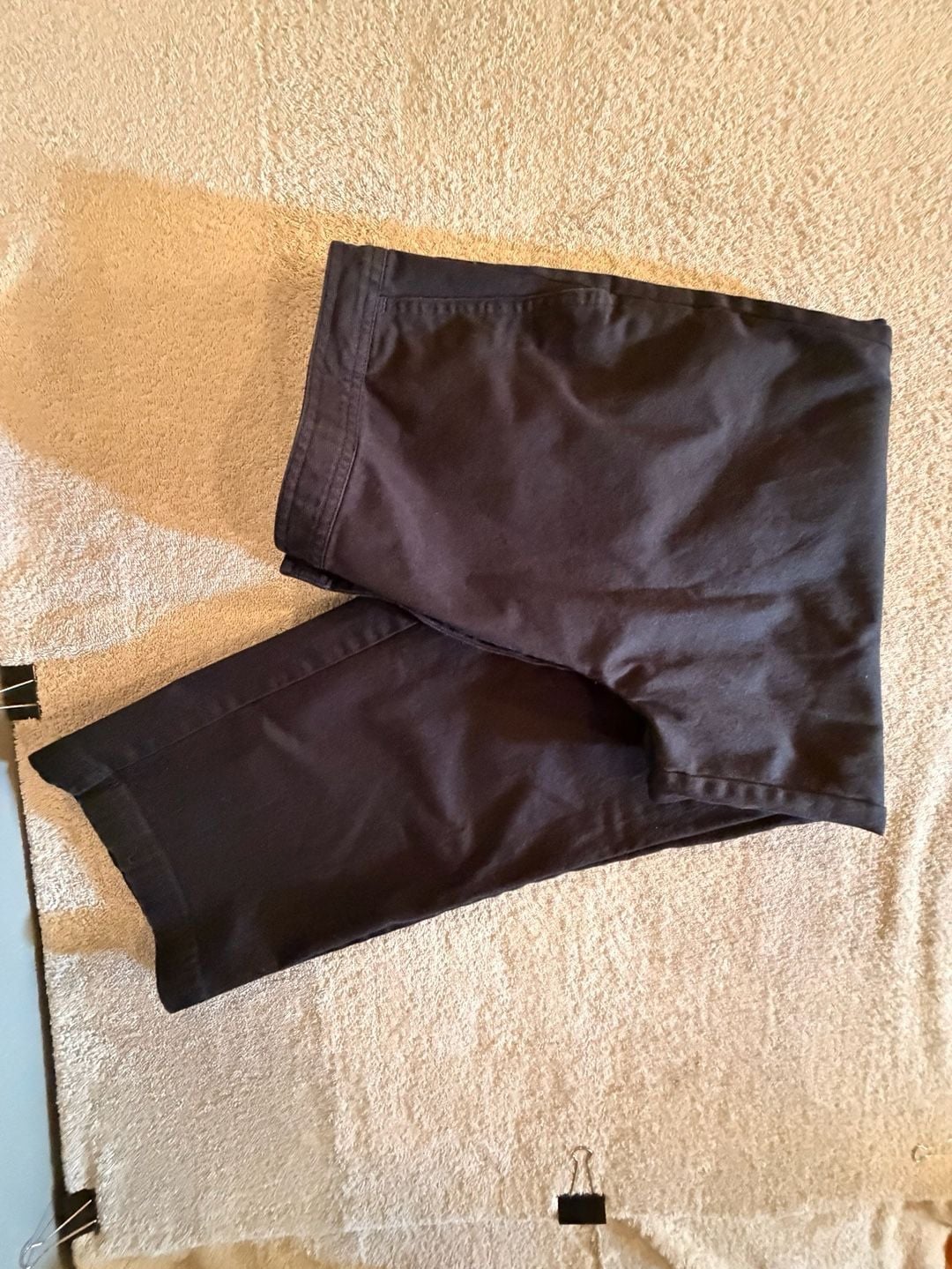 Westbound Pants Size 14 Black Cotton Blend Casual Straight Leg 8