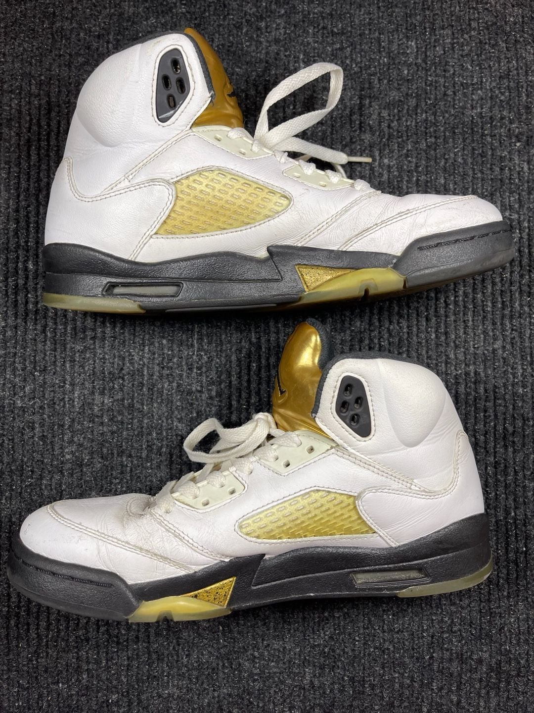 Nike Air Jordan 5 Retro White Metallic Gold 5