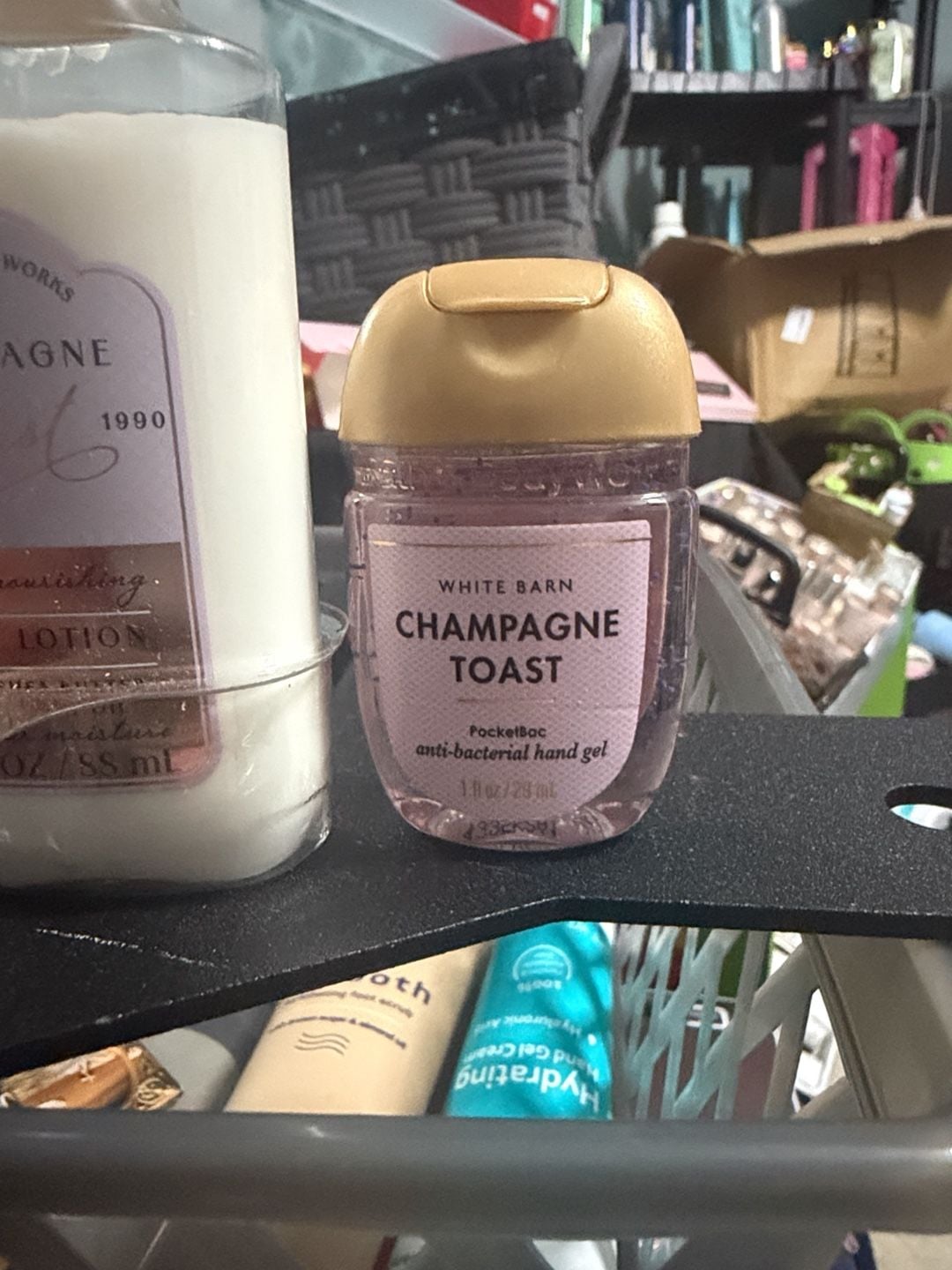 Bath & Body Works Champagne Toast Body Care Set Mist Lotion Hand Gel 4