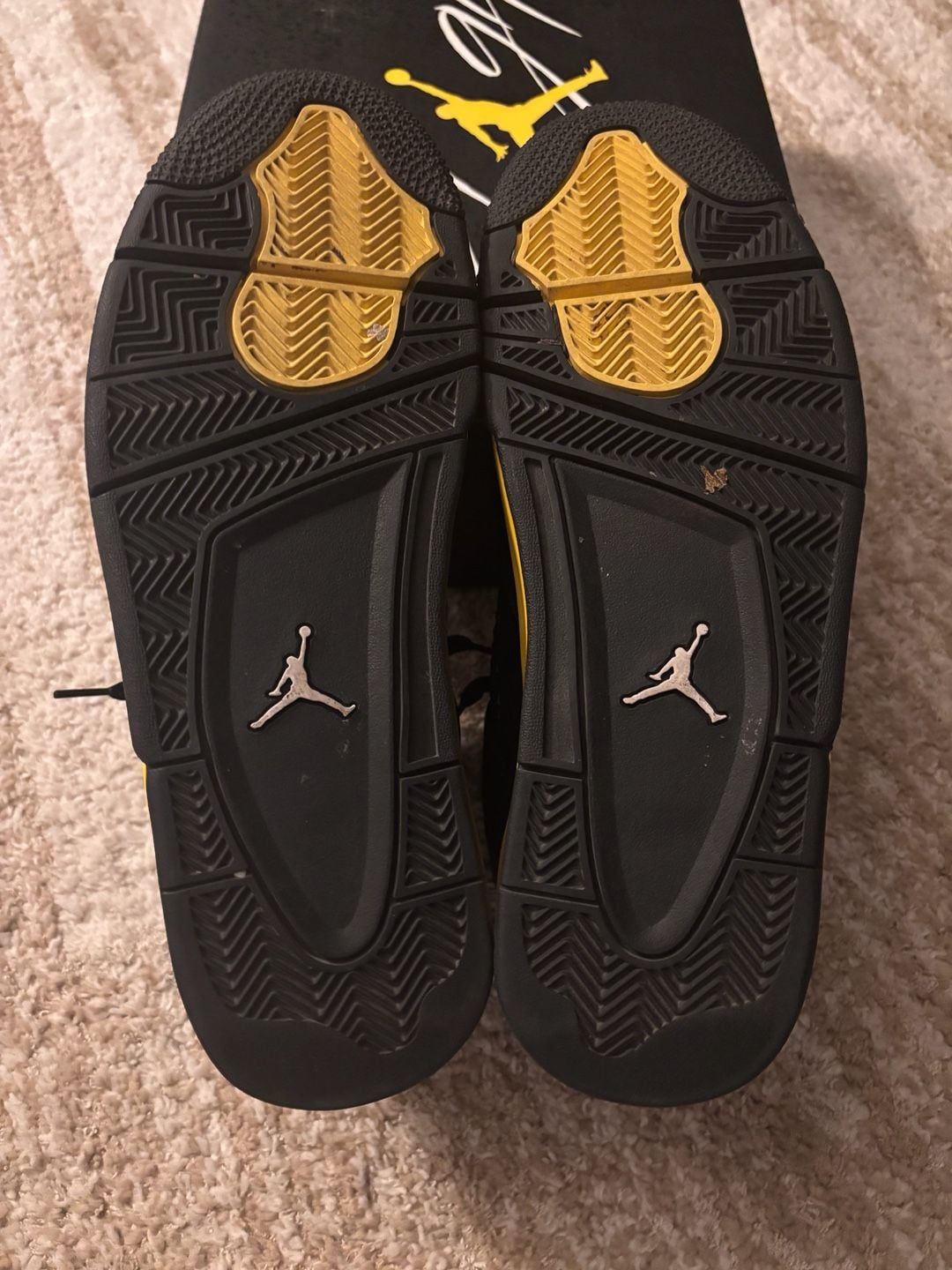 Nike Air Jordan 4 Retro Size 9.5 Tour Yellow Thunder 5