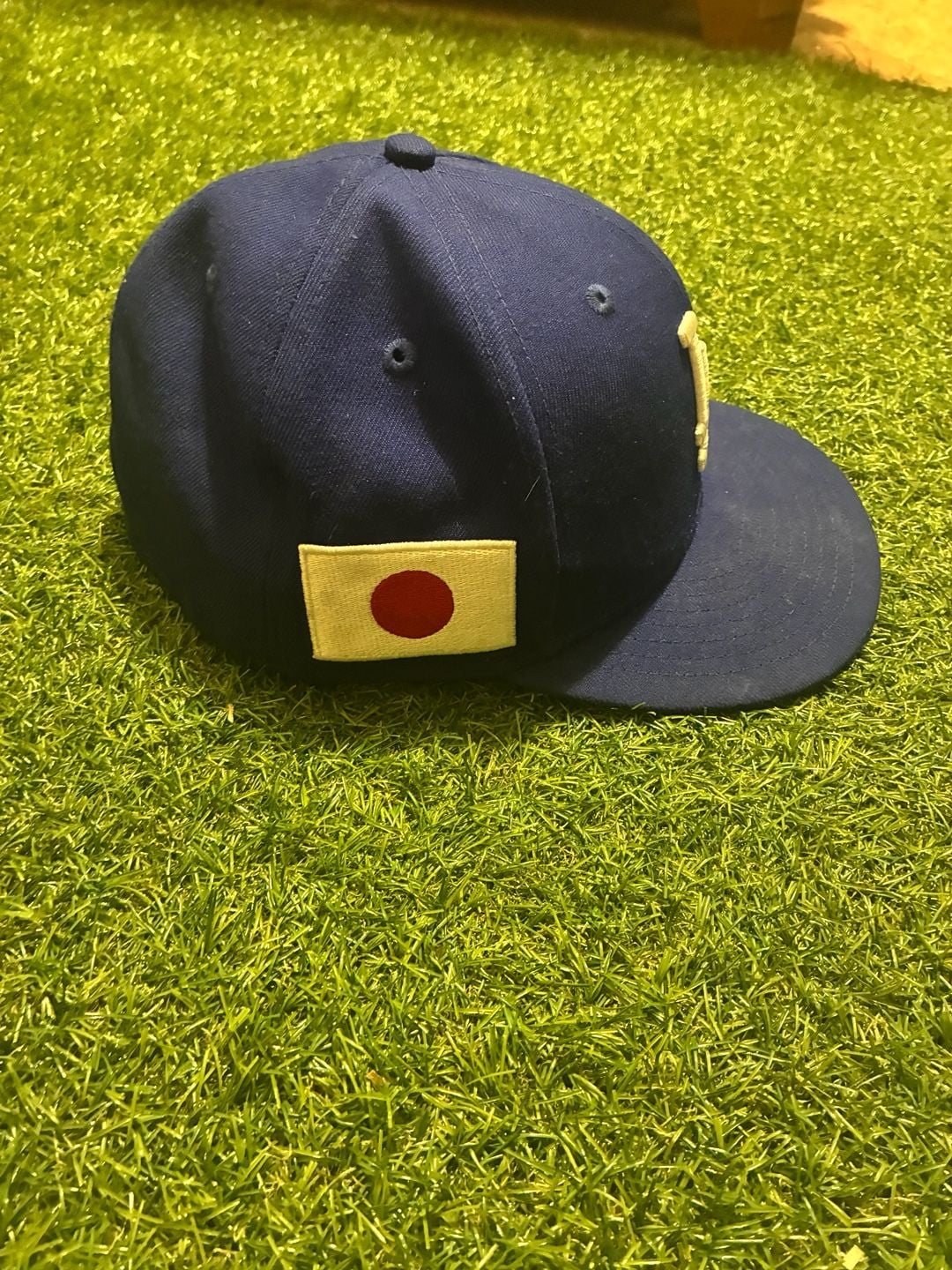 New Era Los Angeles Dodgers Hat Navy Japan Flag Patch 6