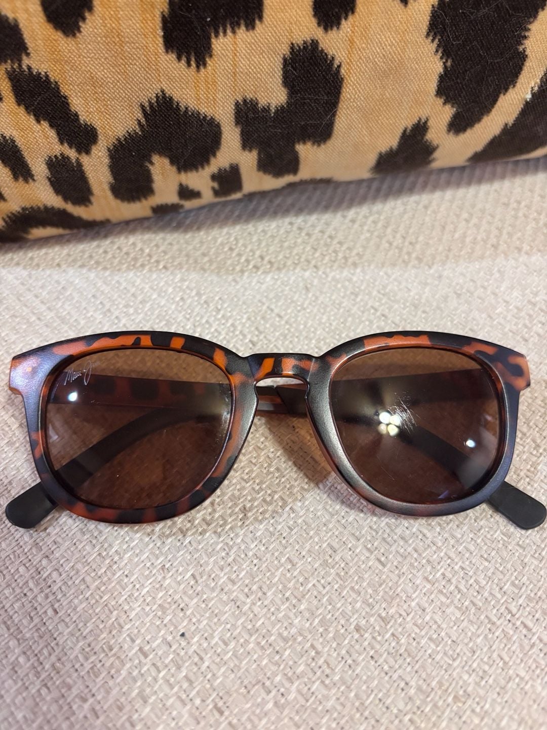 Maui Jim Sunglasses Tortoise Shell Frame Brown Lenses 2