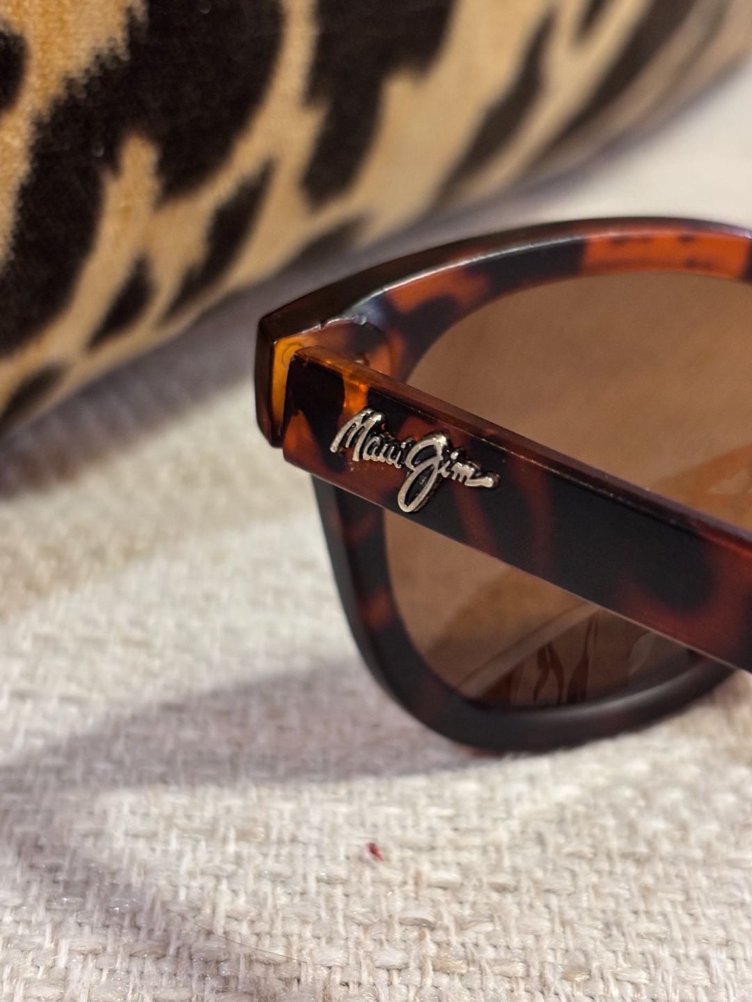 Maui Jim Sunglasses Tortoise Shell Frame Brown Lenses 5
