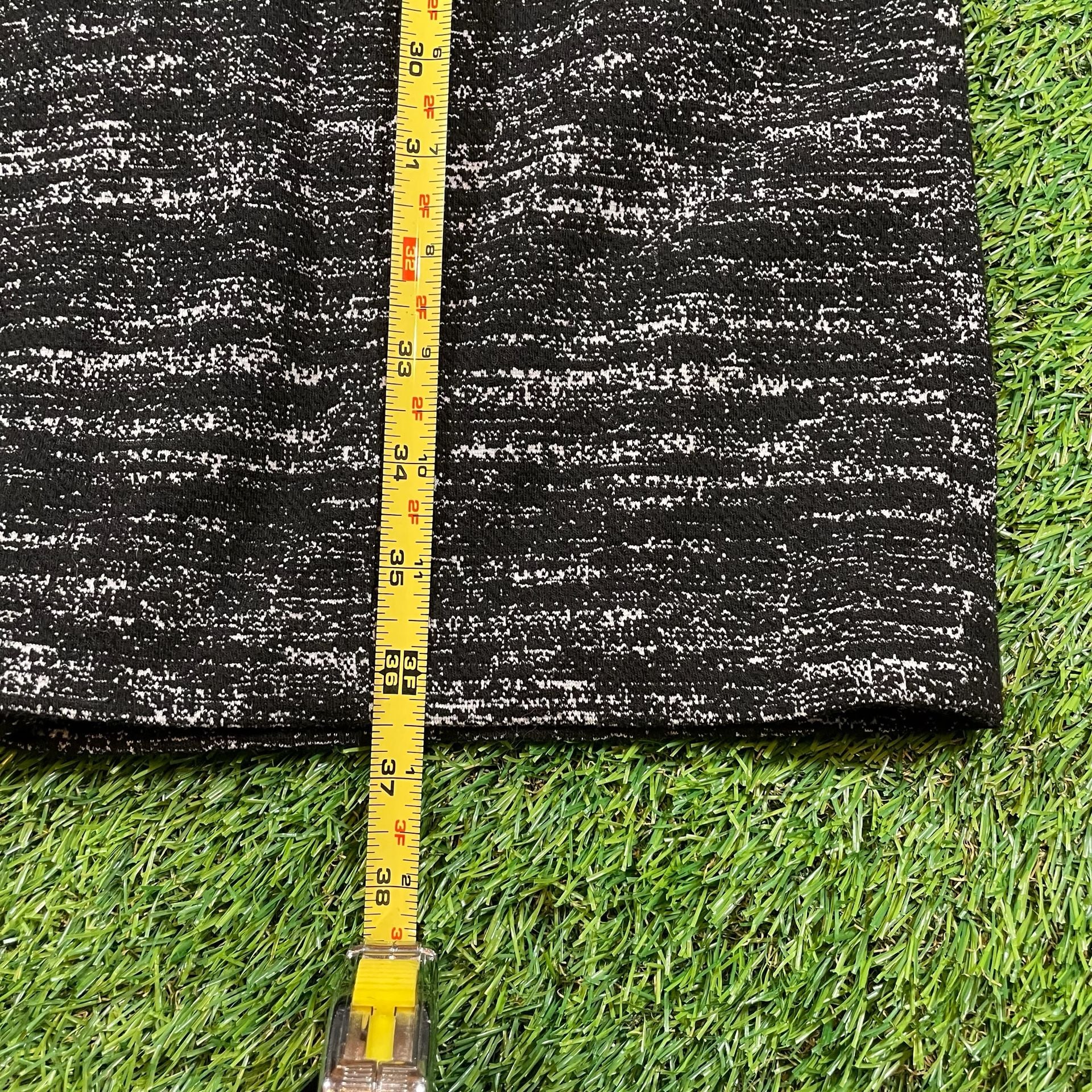 Adrianna Papell Tweed Sheath Dress Size 4 Black White 8