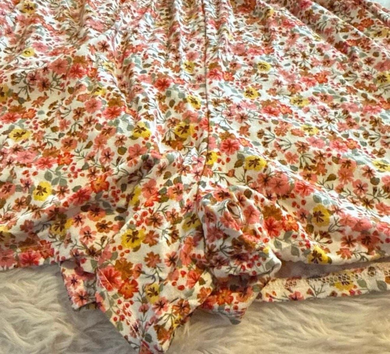 Ultra Flirt Floral Print Romper Size L 2