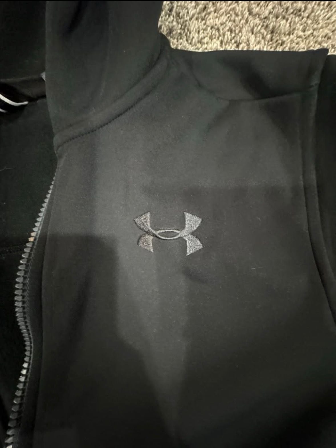 Under Armour Storm ColdGear Jacket YLG Black Full Zip 3