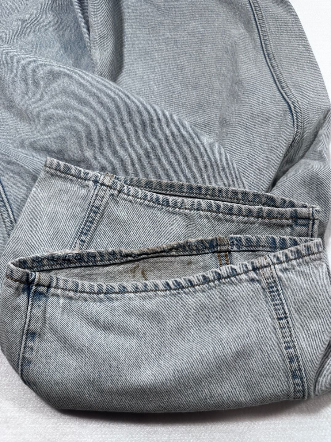 Levi’s Ribcage Wide Leg Jeans Women’s Size 25 Light Wash Blue Denim 13