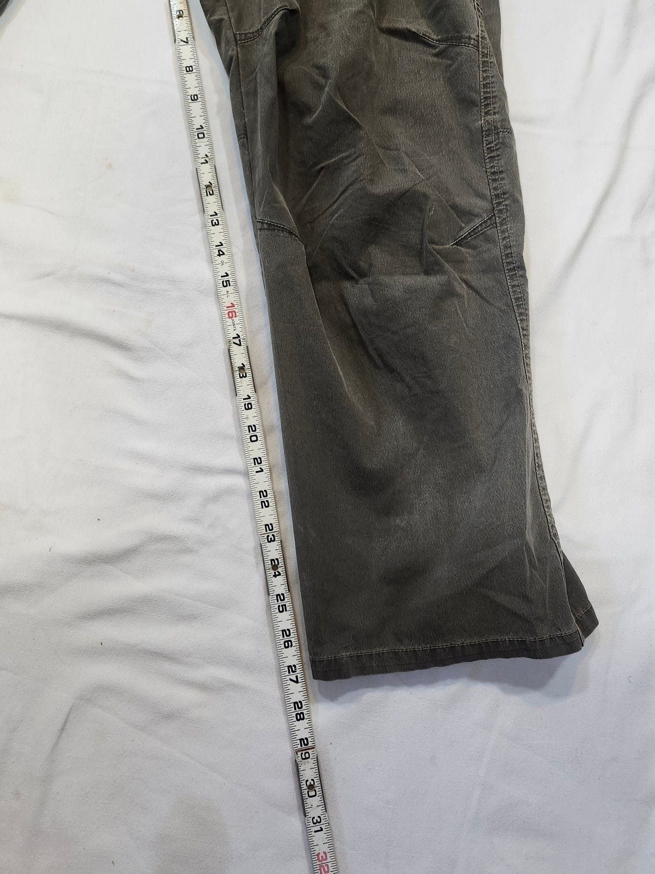 Kuhl Pants 38x30 Green Cotton Blend Hiking Cargo Outdoor Casual 6