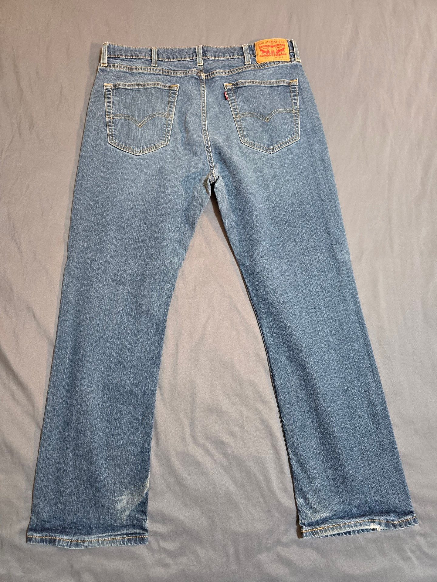 Levi's 514 Straight Jeans 33x30 Blue Denim 3
