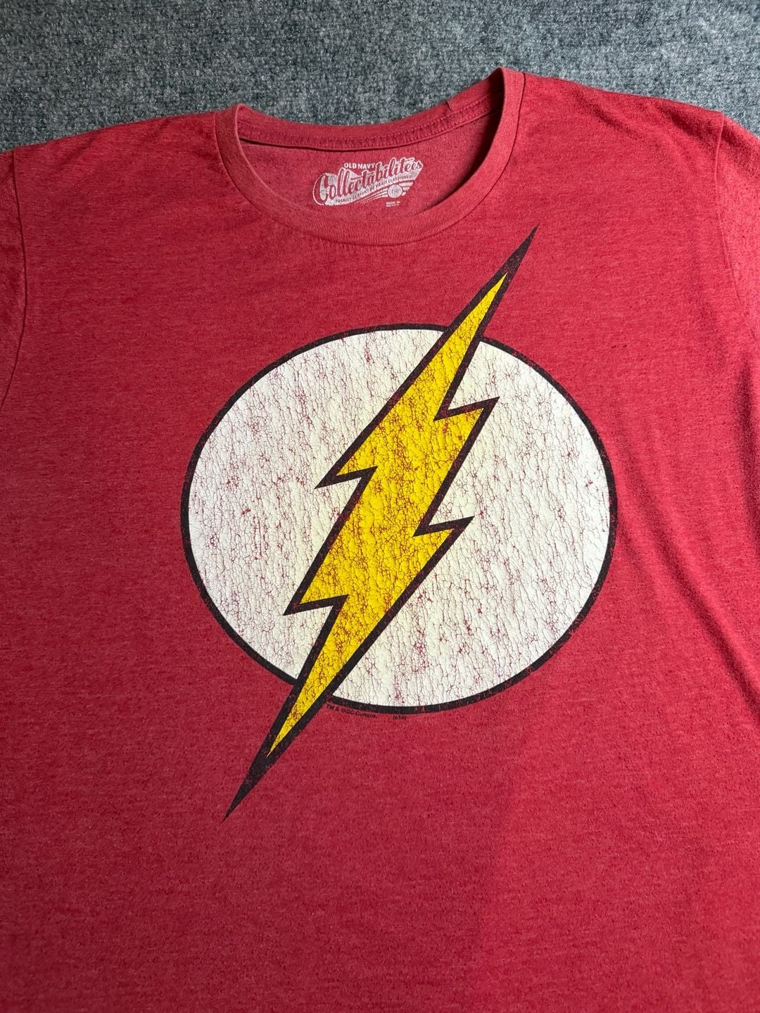 Old Navy DC Comics The Flash Graphic T-Shirt Size L Red 3