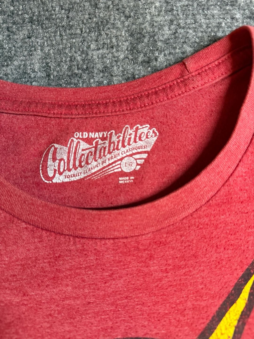 Old Navy DC Comics The Flash Graphic T-Shirt Size L Red 4