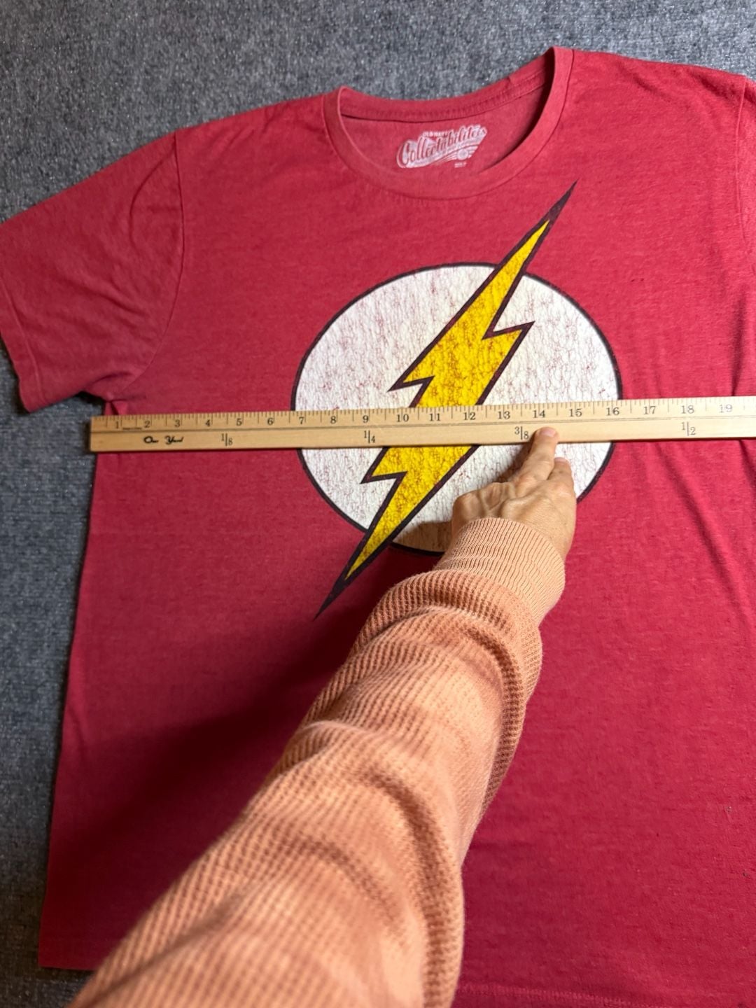 Old Navy DC Comics The Flash Graphic T-Shirt Size L Red 6