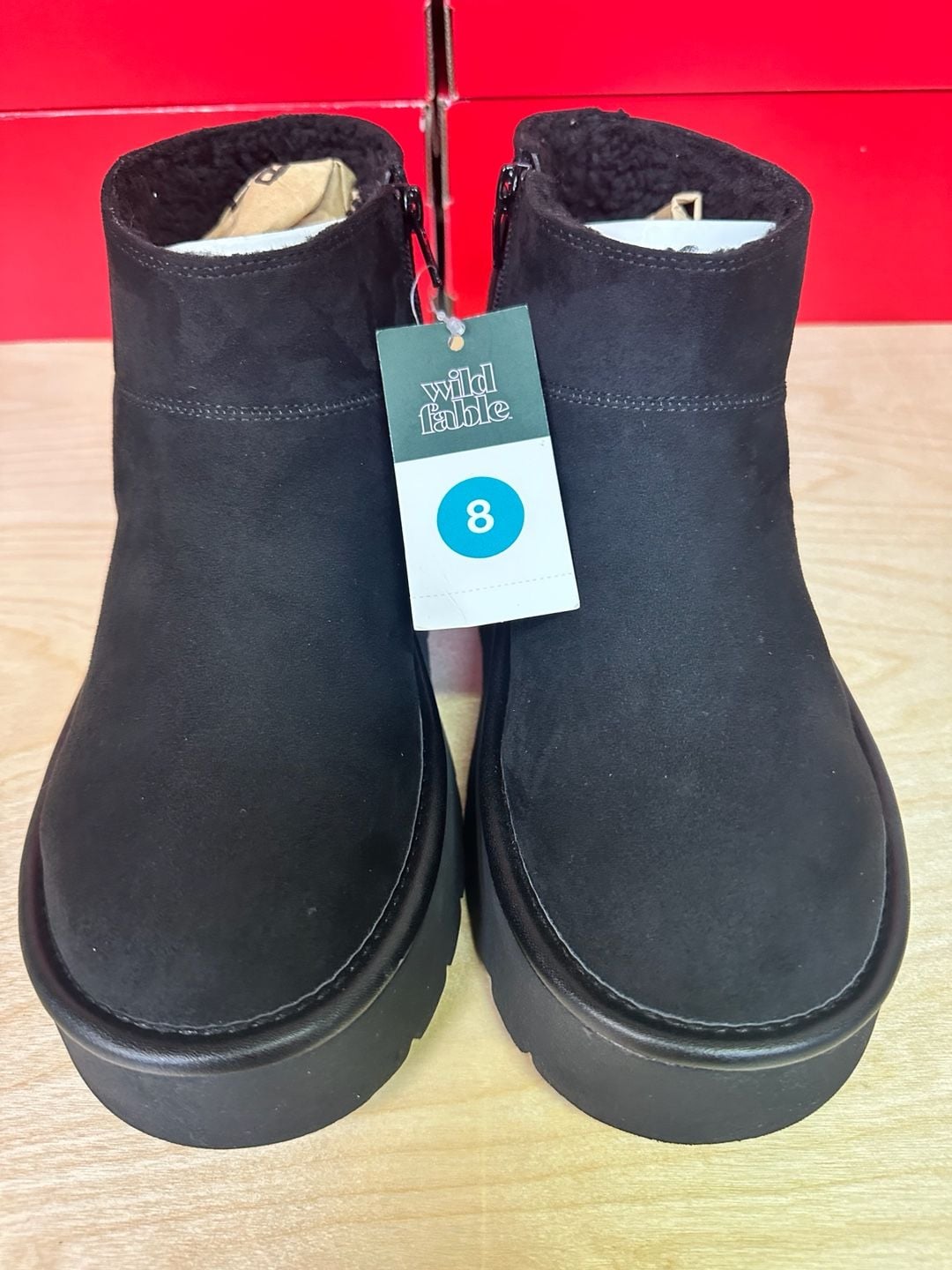 Wild Fable Platform Boots Size 8 Black 3