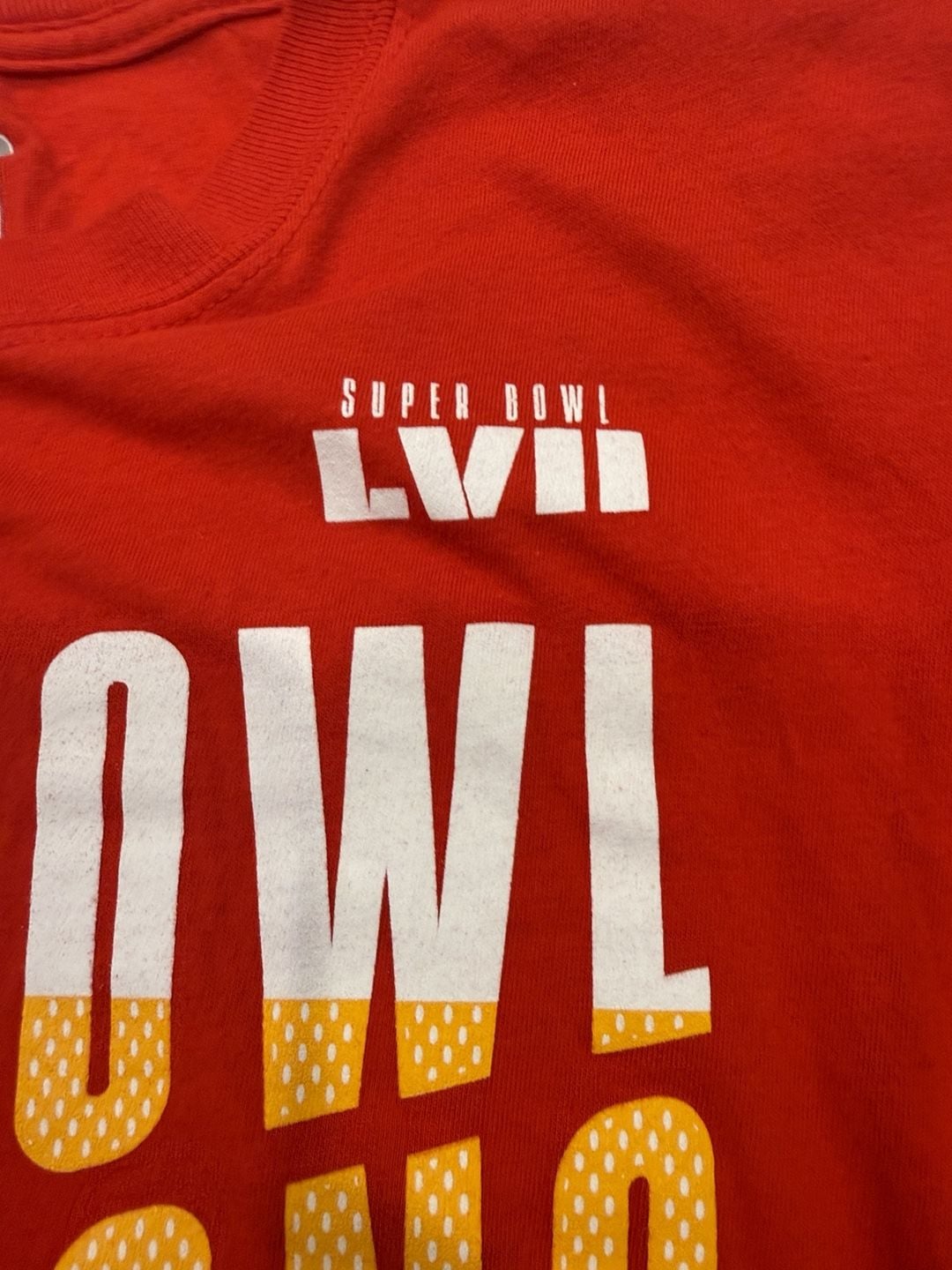 NFL Kansas City Chiefs Super Bowl LVII Champions Long Sleeve Shirt Medium 4