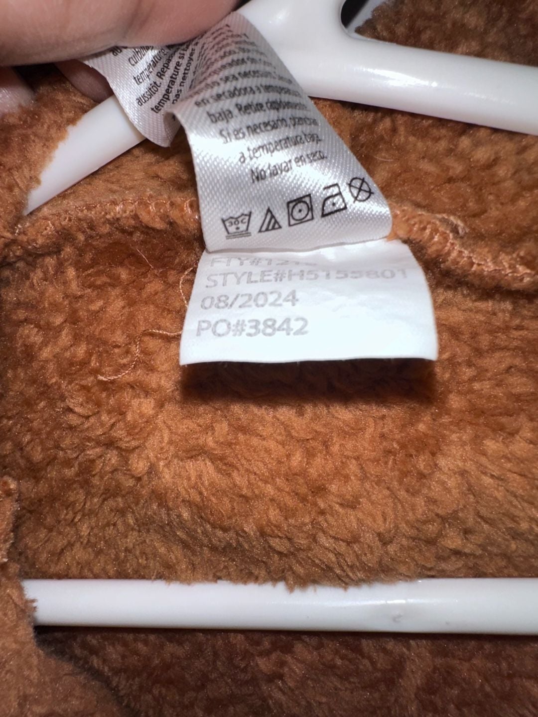 Rudolph Hooded Fleece Robe Size 2/3T Brown 5