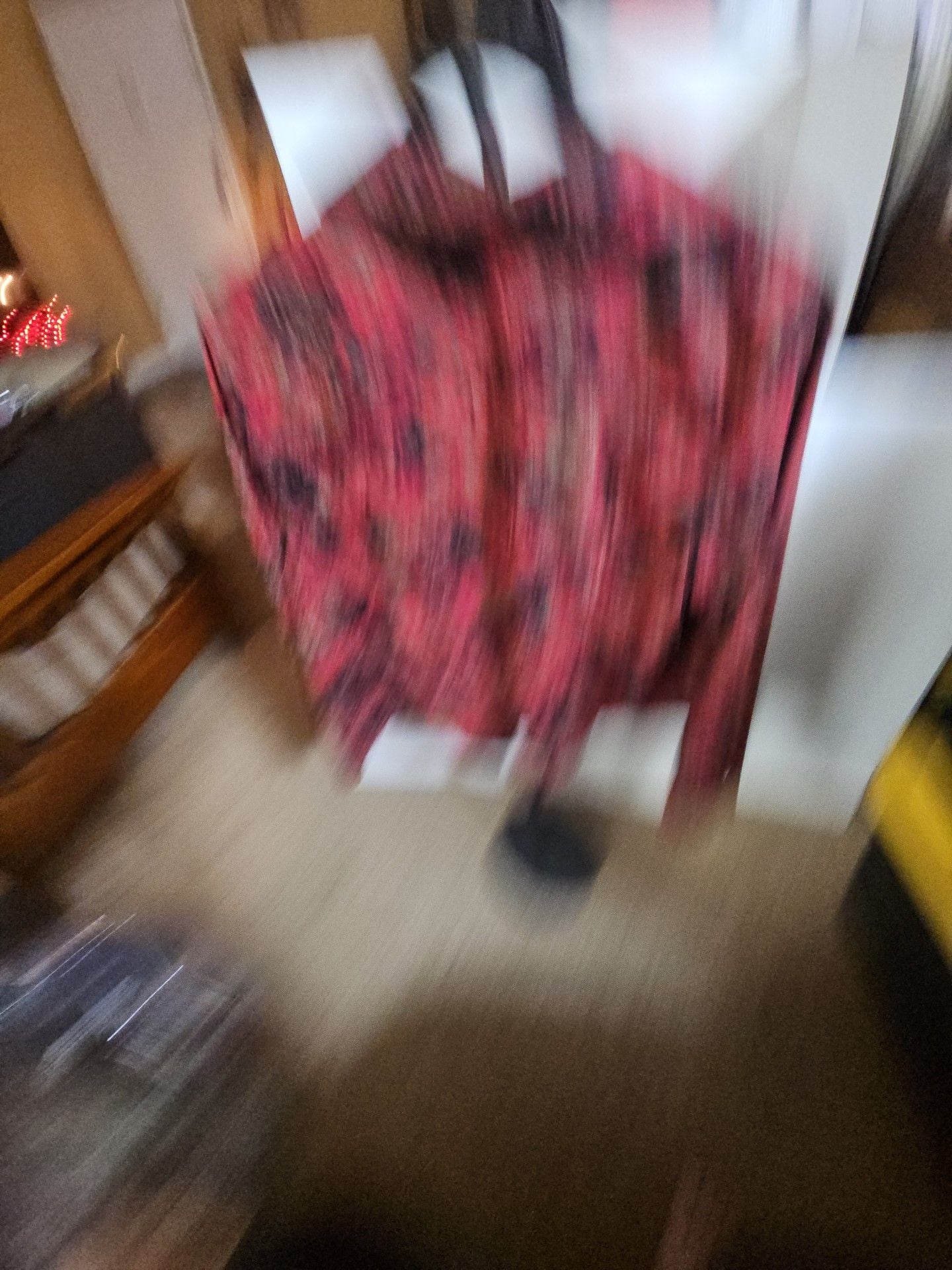 CJ Banks Jacket Size 1X Red Floral Print Button Up 2